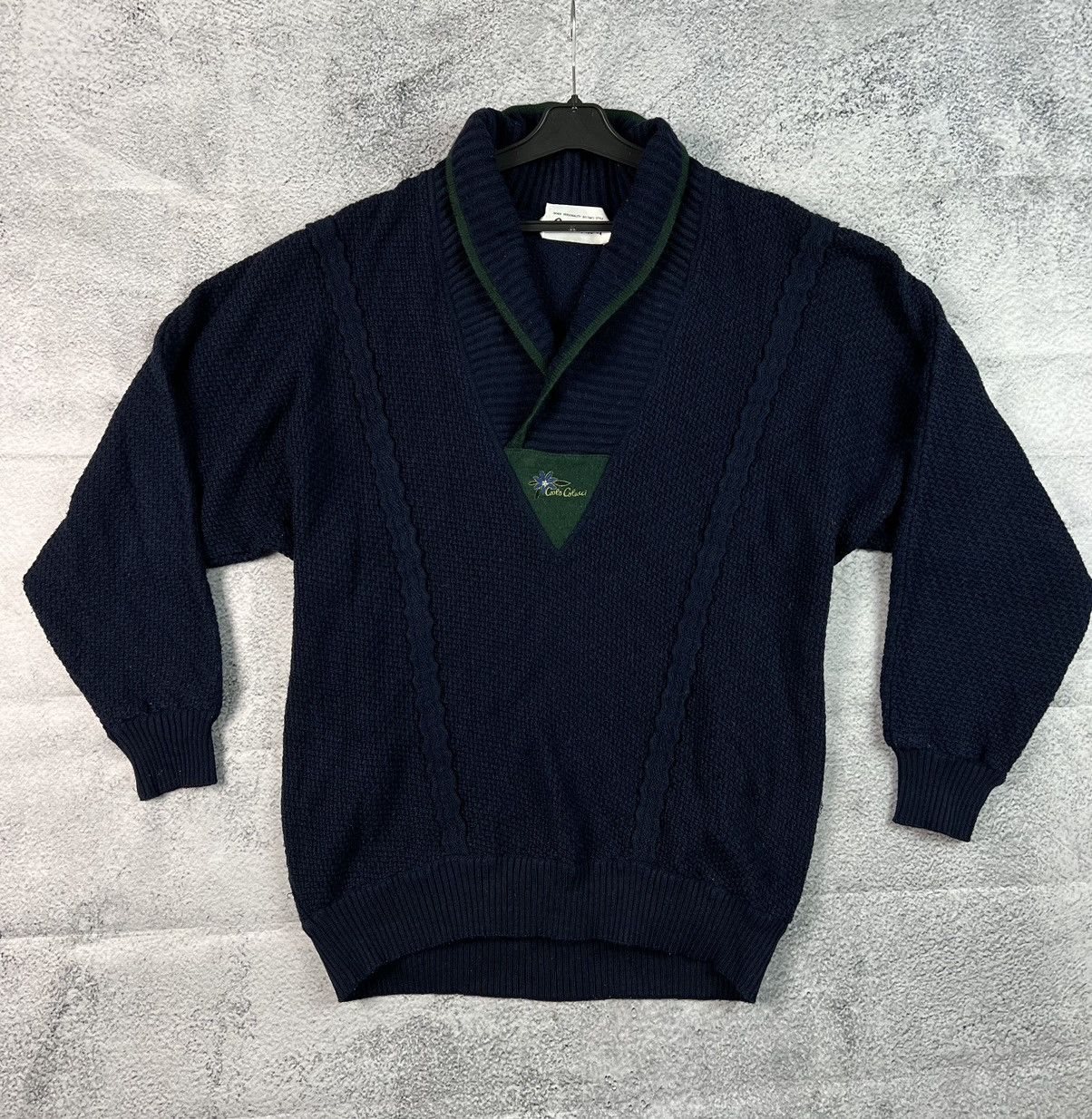 Carlo Colucci × Vintage Carlo Colucci vintage multicolour knit sweater Size US L / EU 52-54 / 3 - 2 Thumbnail