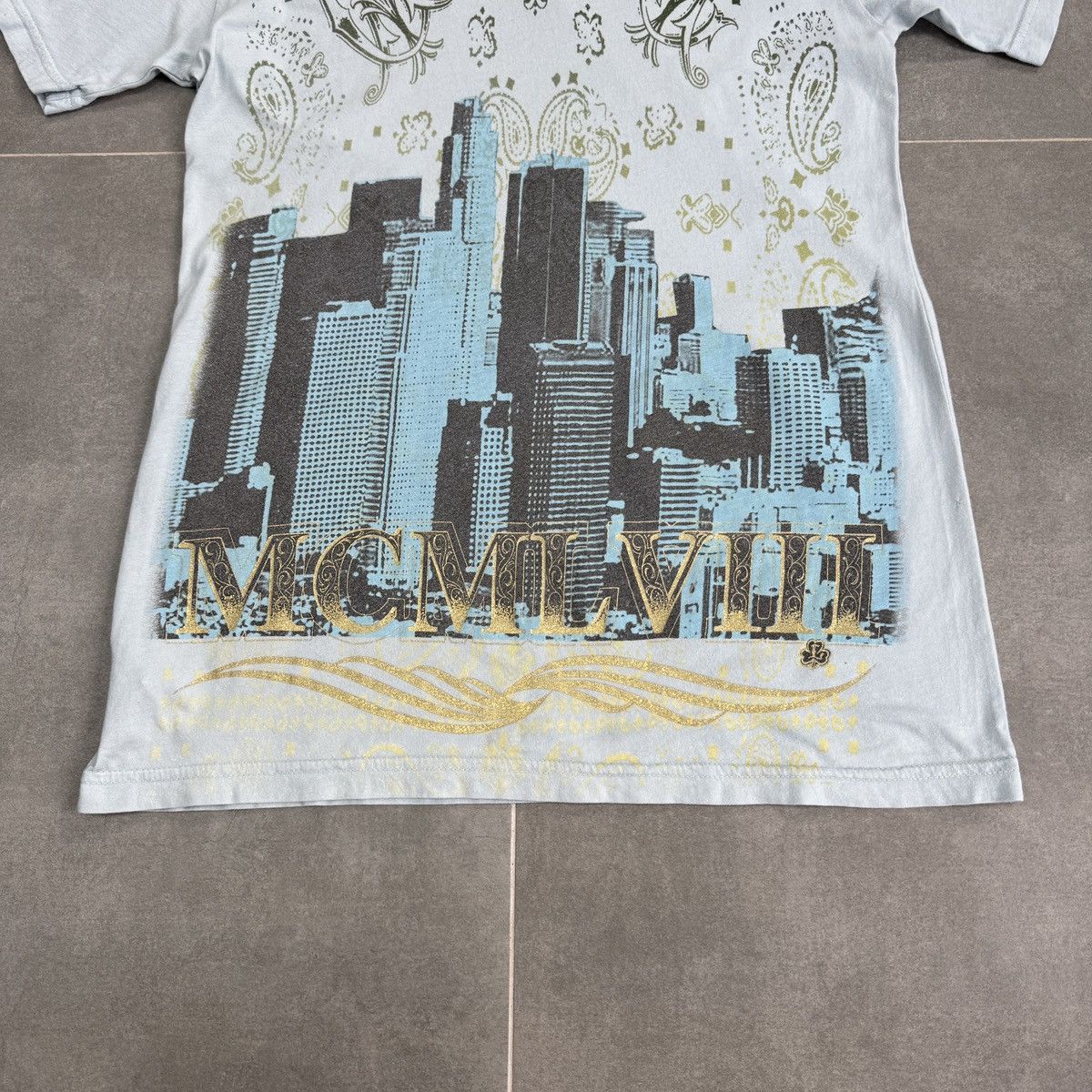 Ed Hardy Christian Audigier Los Angeles Tattoo Y2K Hip Hop T-Shirt Size US S / EU 44-46 / 1 - 15 Thumbnail