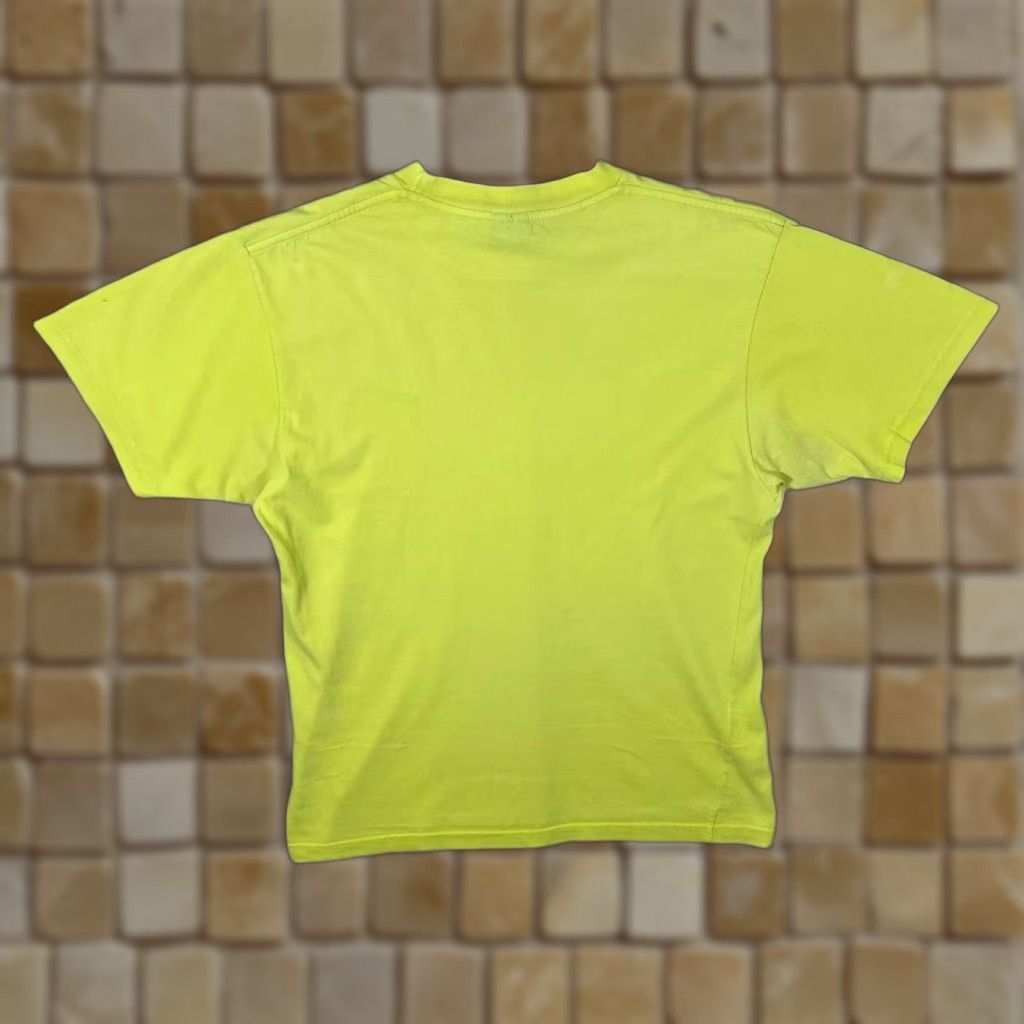 Nike VINTAGE Nike Black Label Embroidered Mini Swoosh Logo Yellow Cotton T-Shirt M Men Short Sleeve Round Neck Vintage 90s #9403 Size US M / EU 48-50 / 2 - 1 Thumbnail