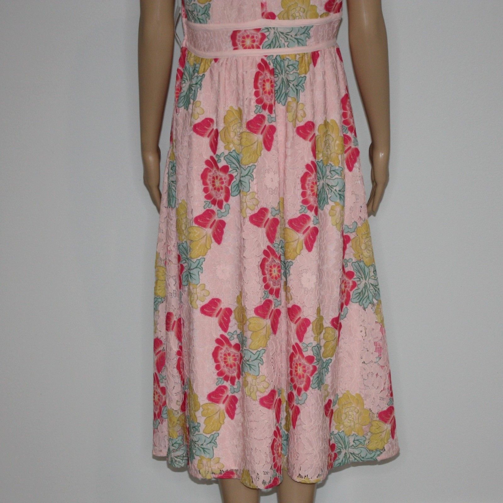 Other NSR Maria Multi Flower Floral Dress in size Medium NWT Size M / US 6-8 / IT 42-44 - 6 Thumbnail