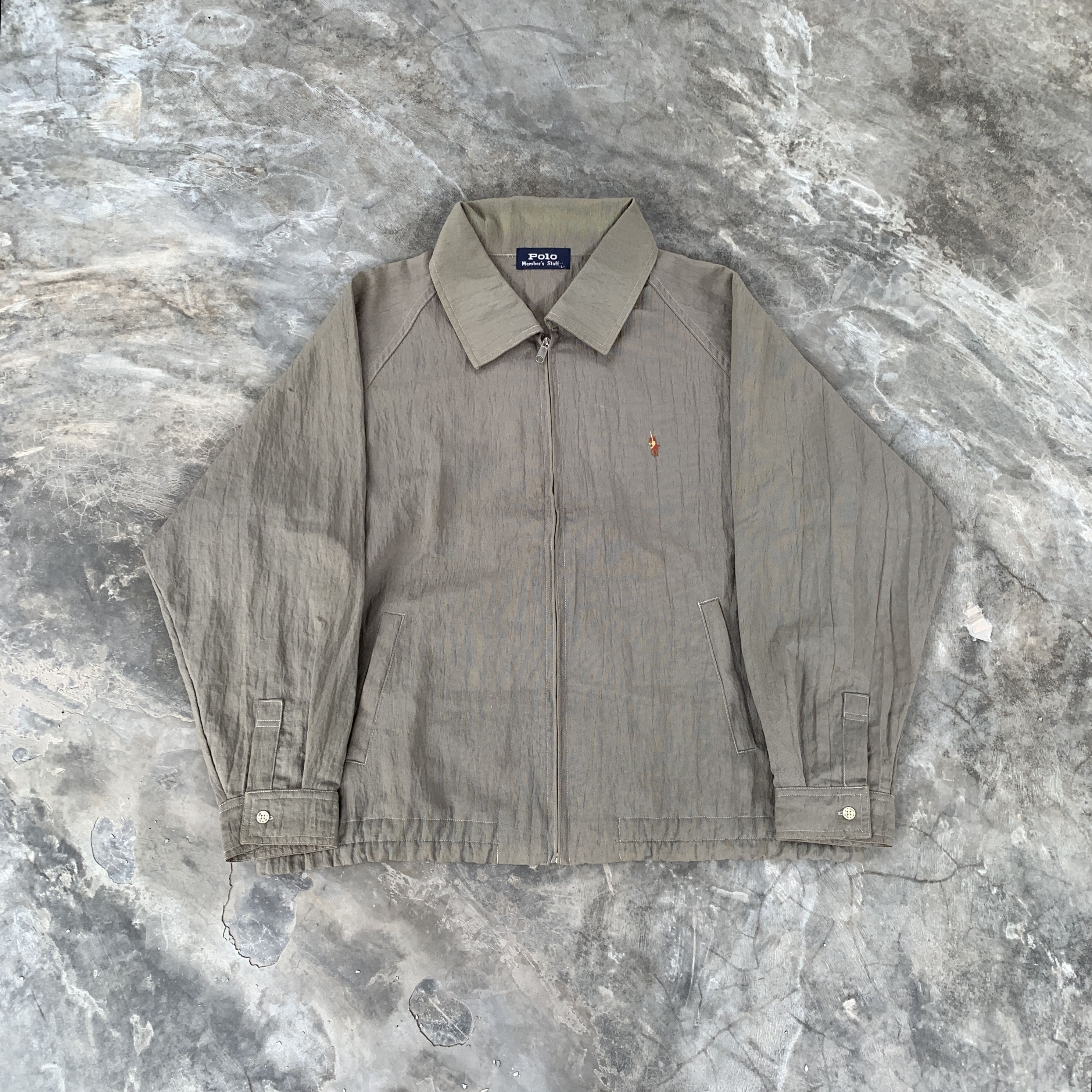 Polo Ralph Lauren Vintage Polo Member Staff Jacket Size US L / EU 52-54 / 3 - 1 Thumbnail