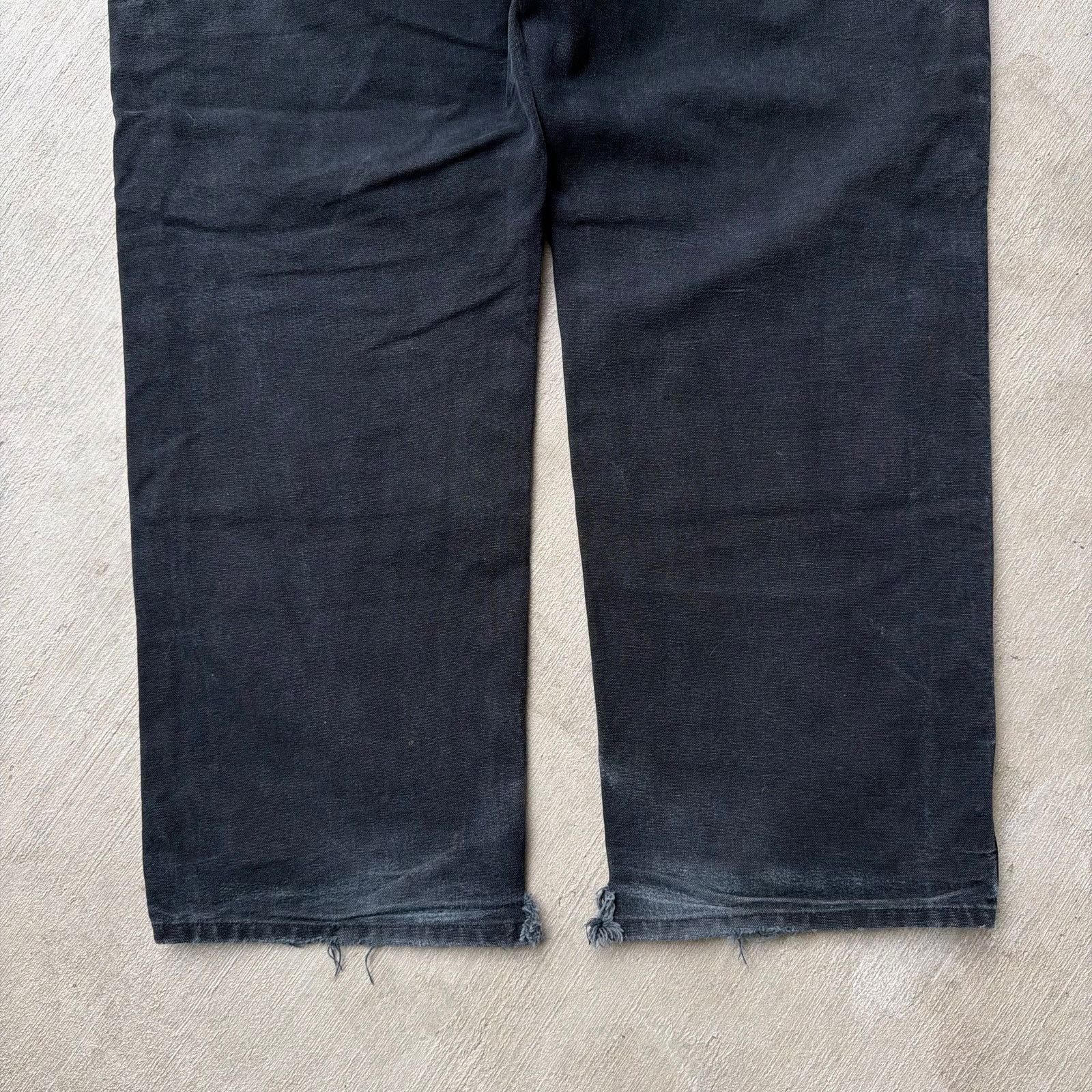 Carhartt × Vintage Vintage Y2K Carhartt black double knee work carpenter pants Size US 37 - 7 Thumbnail