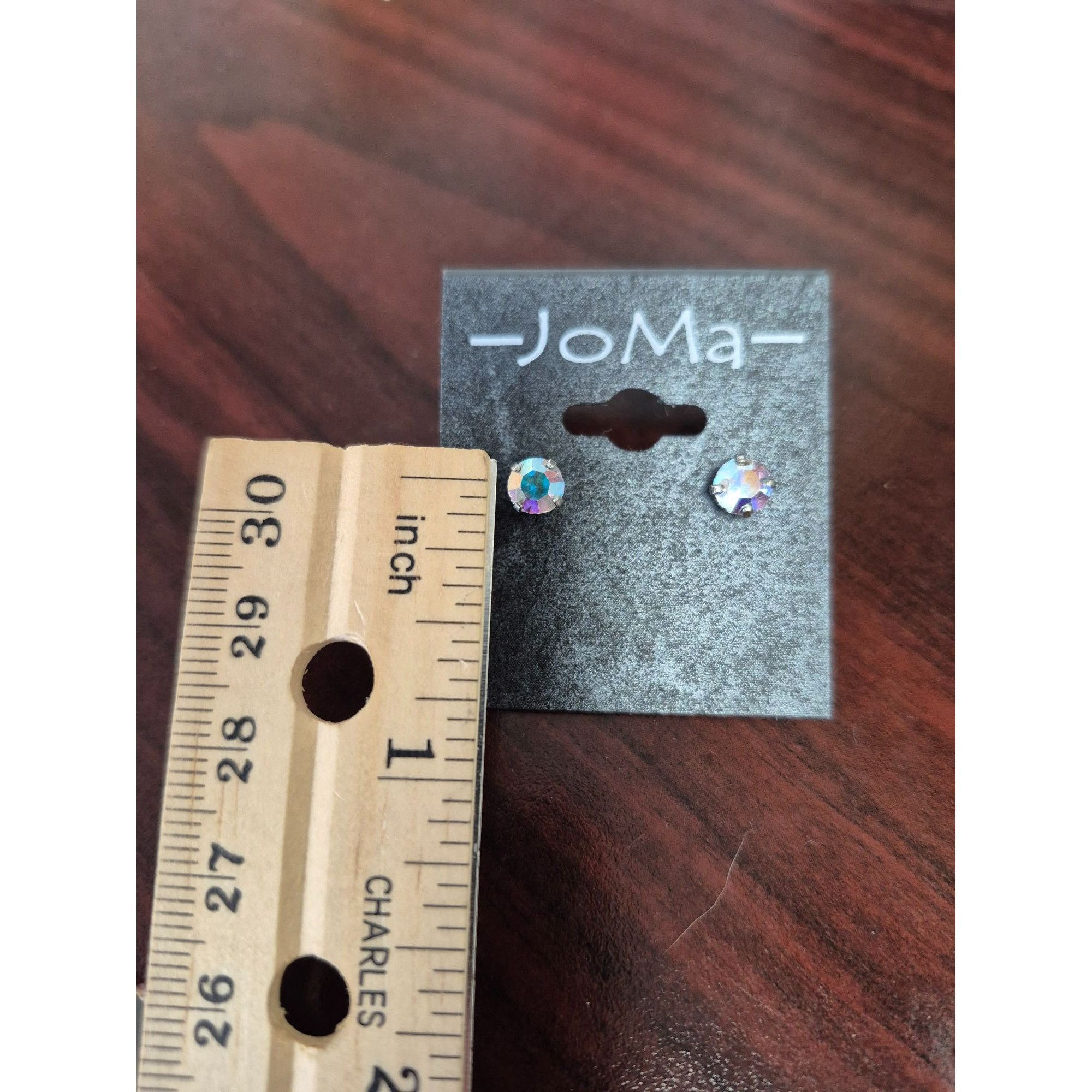 Joma JoNa Round Iridescent Stud Earrings Size ONE SIZE - 3 Thumbnail