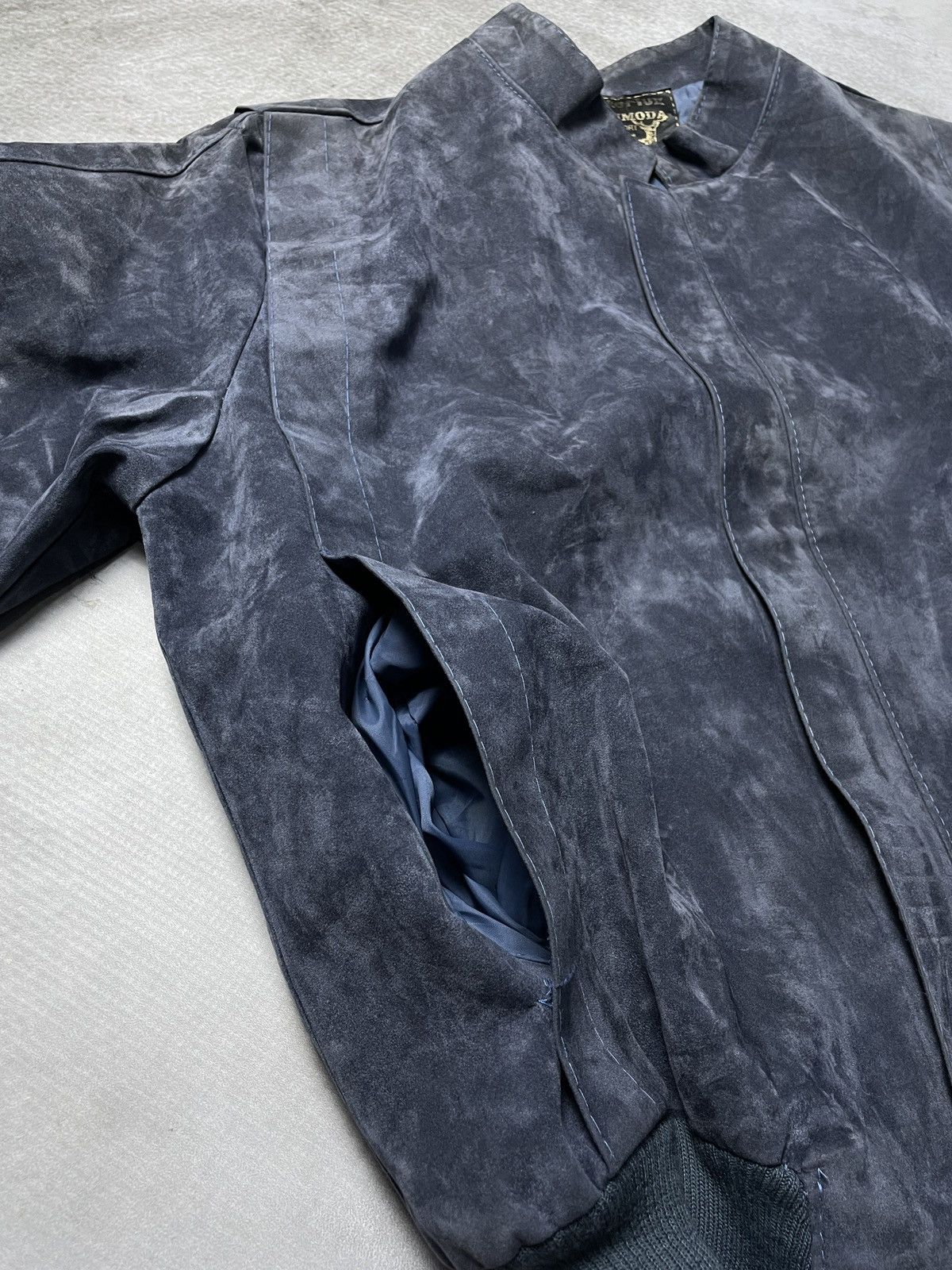 Vintage Vintage Victorlux Grandmoda Velvet Bomber Jacket Size US L / EU 52-54 / 3 - 11 Thumbnail