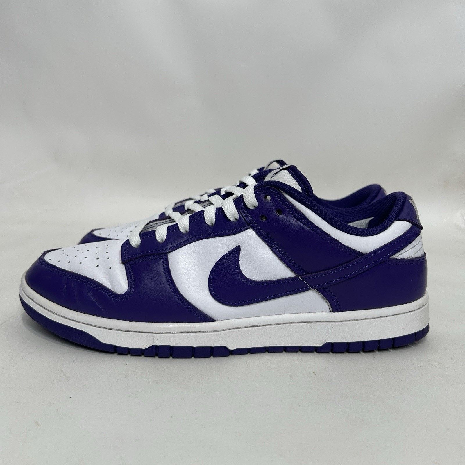 Nike Nike Dunk Low Retro “Championship Court Purple White” Size US 11 / EU 44 - 6 Thumbnail
