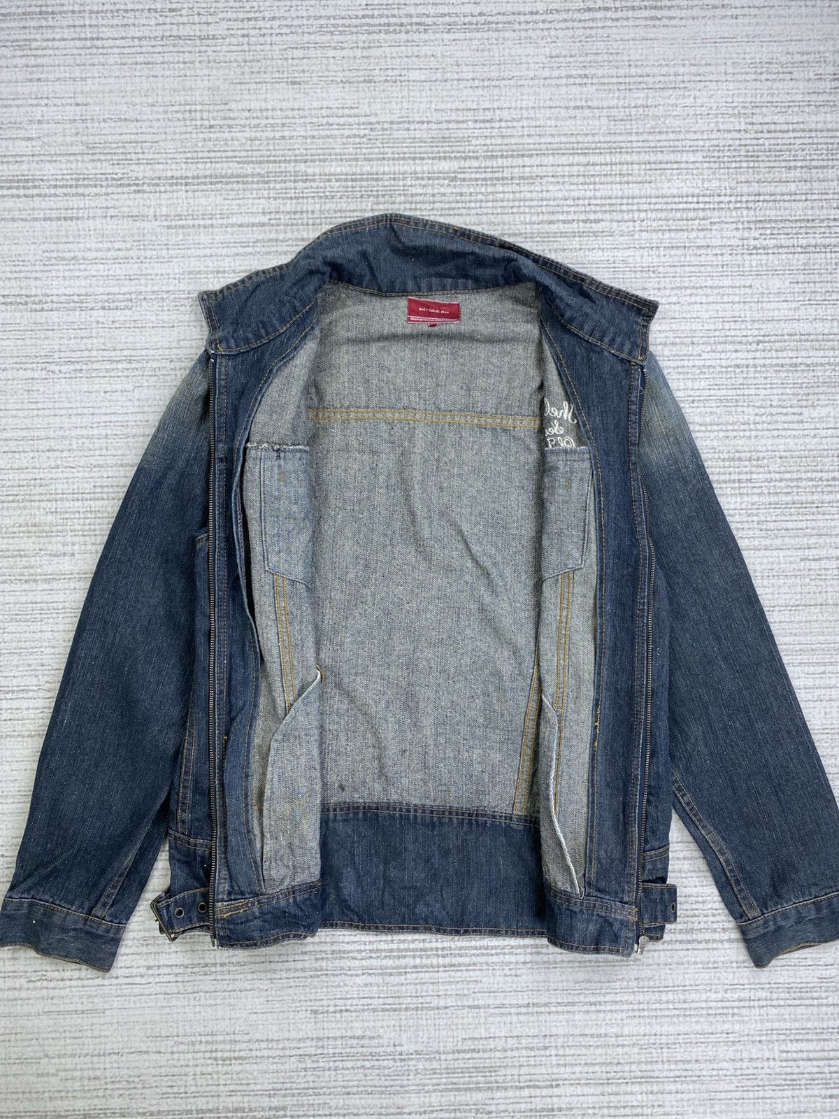 Hysteric Glamour × Japanese Brand × Vintage Vintage Anti Label Acid Wash Trucker Jacket Denim Size US M / EU 48-50 / 2 - 7 Thumbnail