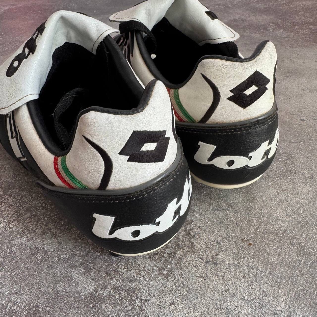 Lotto Sport × Vintage Lotto 90s Vintage Retro Leather Football Boots Soccer Cleats Size US 10.5 / EU 43-44 - 9 Thumbnail