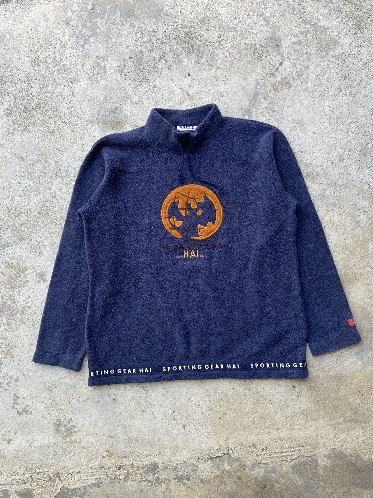 Issey Miyake Hai Sporting Gear Dragon Globe Turtleneck Fleece Sweatshirt Size US M / EU 48-50 / 2 - 1 Thumbnail