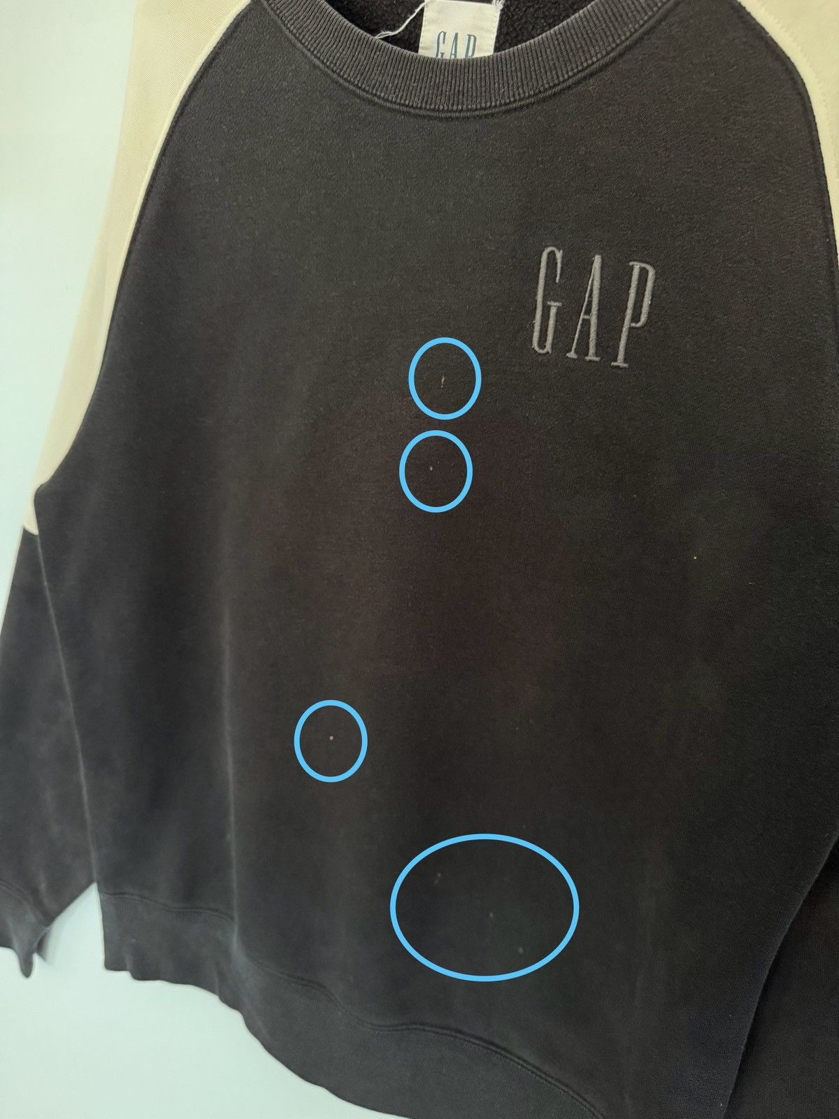 Gap 🔥 Vintage GAP SWEATSHIRT RAGLEN SLEEVES 1969 - XS Size US S / EU 44-46 / 1 - 4 Thumbnail