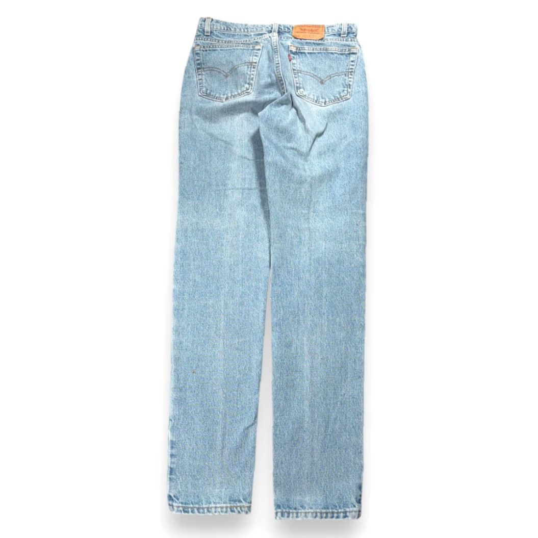 Levi's VINTAGE Levi's 512 Jeans Mens 34x36 Blue Light Wash Denim Slim Tapered USA 90s Mens Size US 34 / EU 50 - 2 Thumbnail