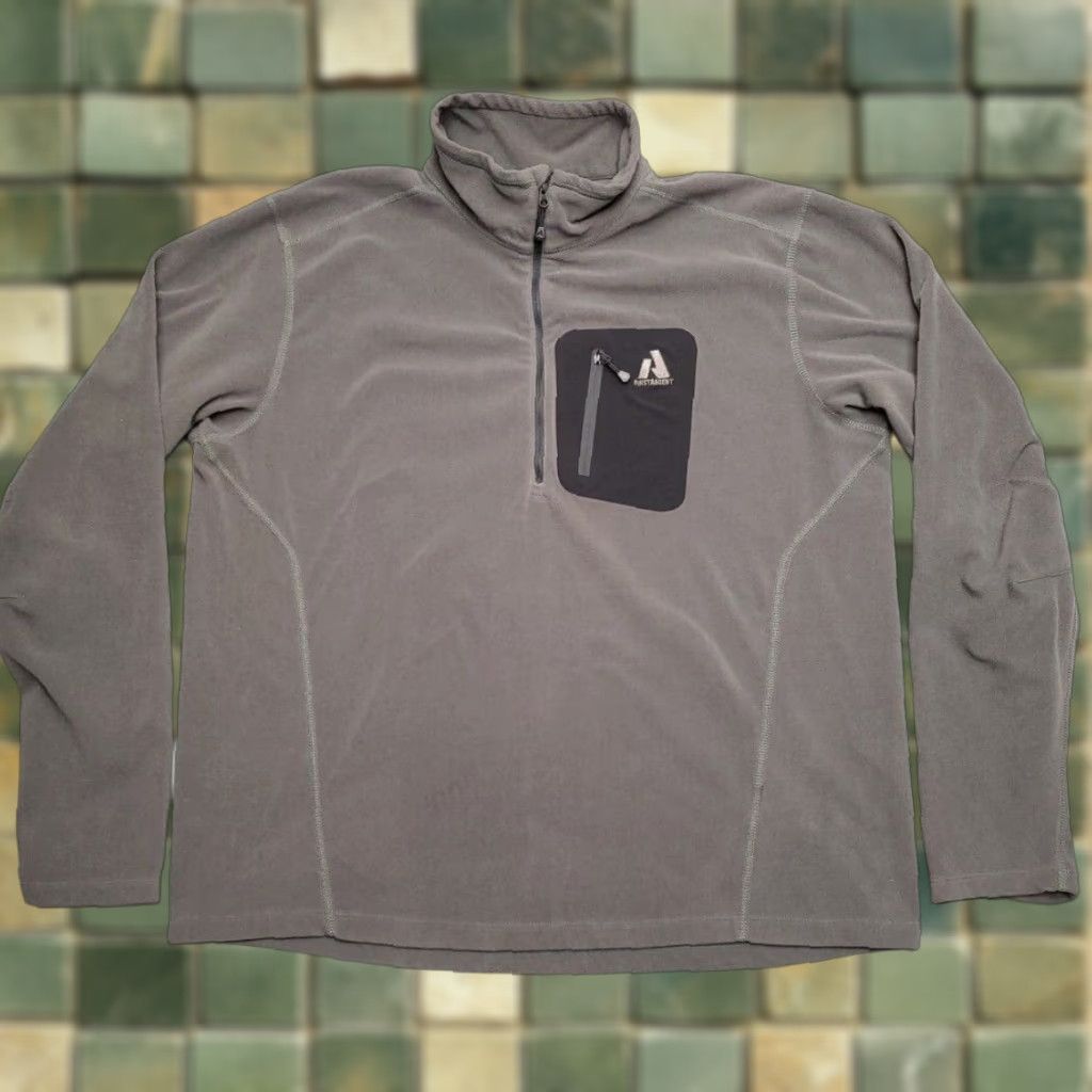 Eddie Bauer VINTAGE Eddie Bauer First Ascent Sweater Mens XL Gray 1/4 Zip Pullover Fleece Whitaker Size US XL / EU 56 / 4 - 1 Thumbnail