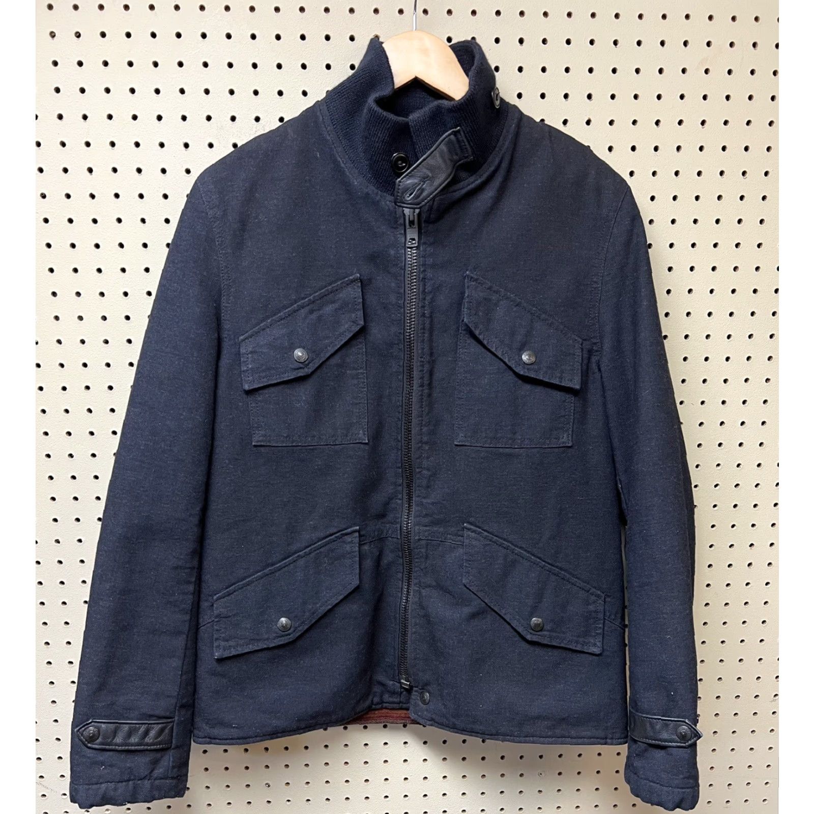 Schott VINTAGE Schott NYC Cone Denim Perfecto Woolrich Aztec Wool Zip Jacket M Size US M / EU 48-50 / 2 - 4 Thumbnail