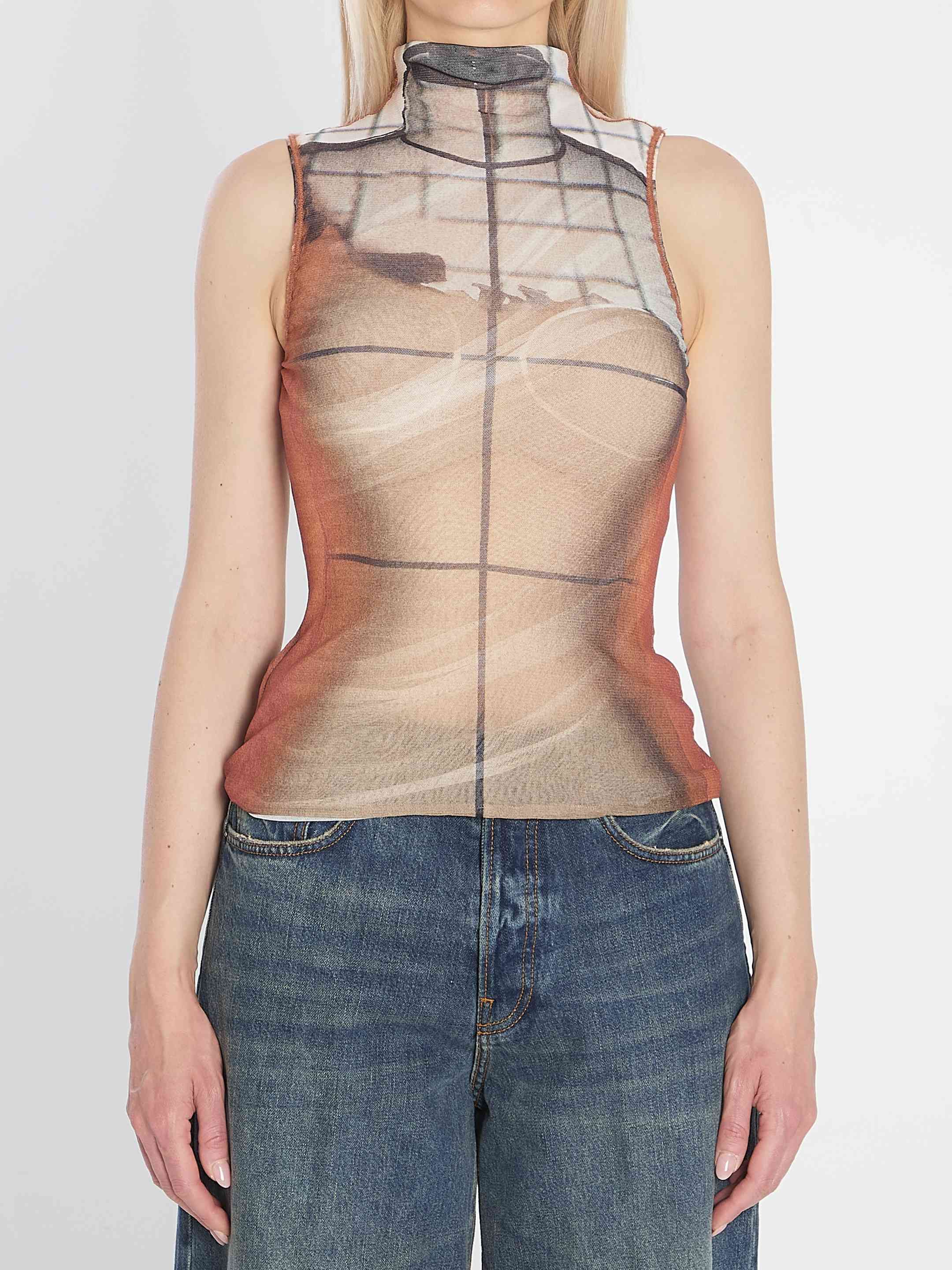 Jean Paul Gaultier WOOL TAILORED OVERALL WITH SUSPENDER