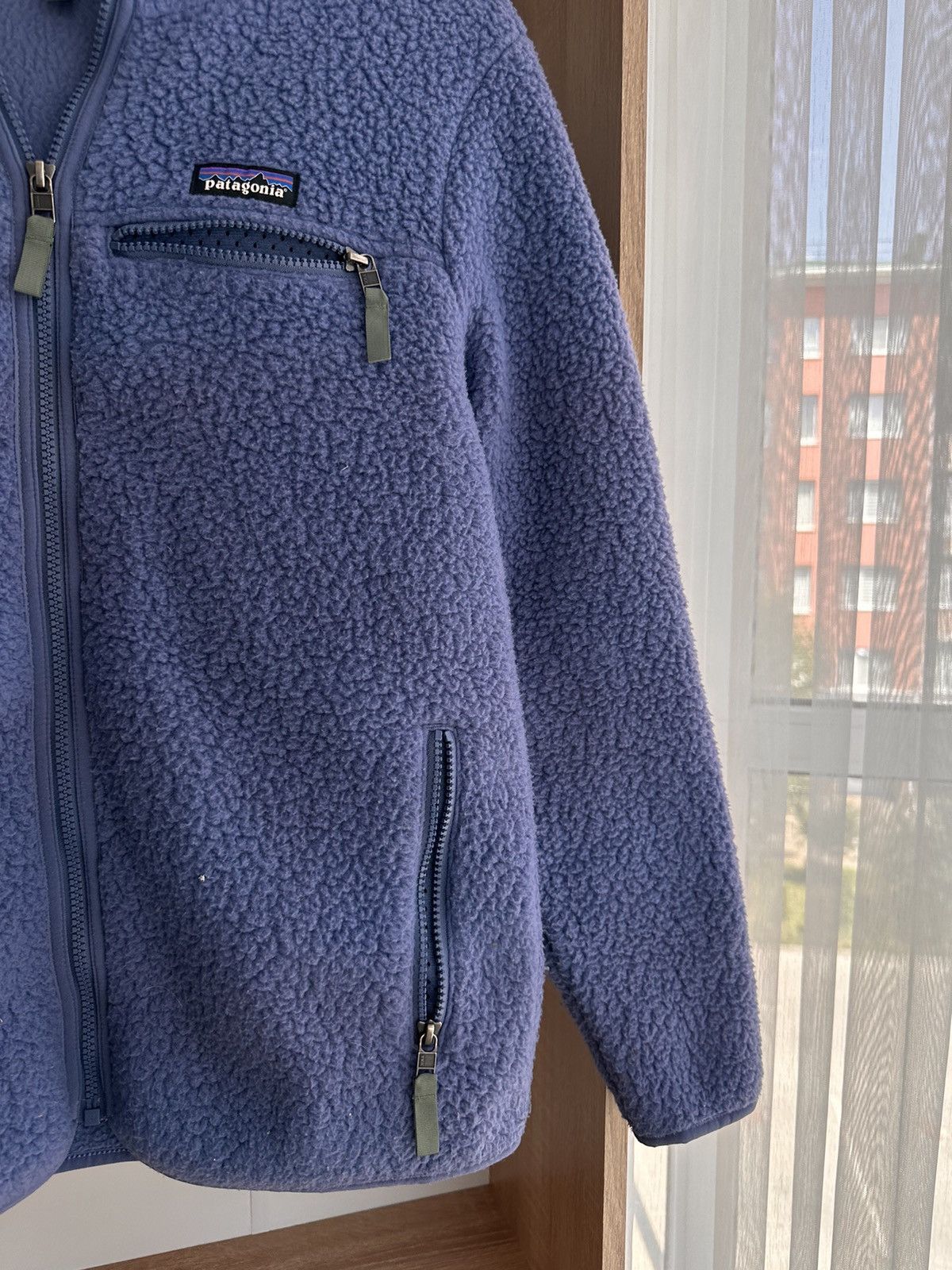Patagonia × Vintage Vintage Patagonia Synchilla Blue Sherpa Jacket Size US S / EU 44-46 / 1 - 3 Thumbnail