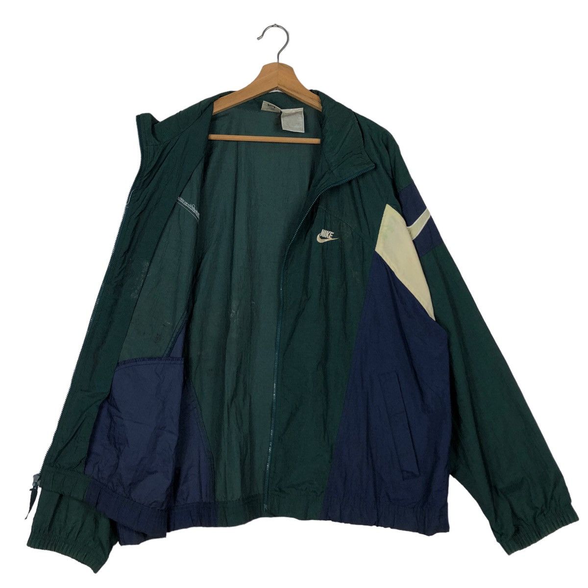 Nike 🔥90’s Vintage Nike Windbreaker Jacket Bomber Big Swoosh Size US L / EU 52-54 / 3 - 9 Thumbnail