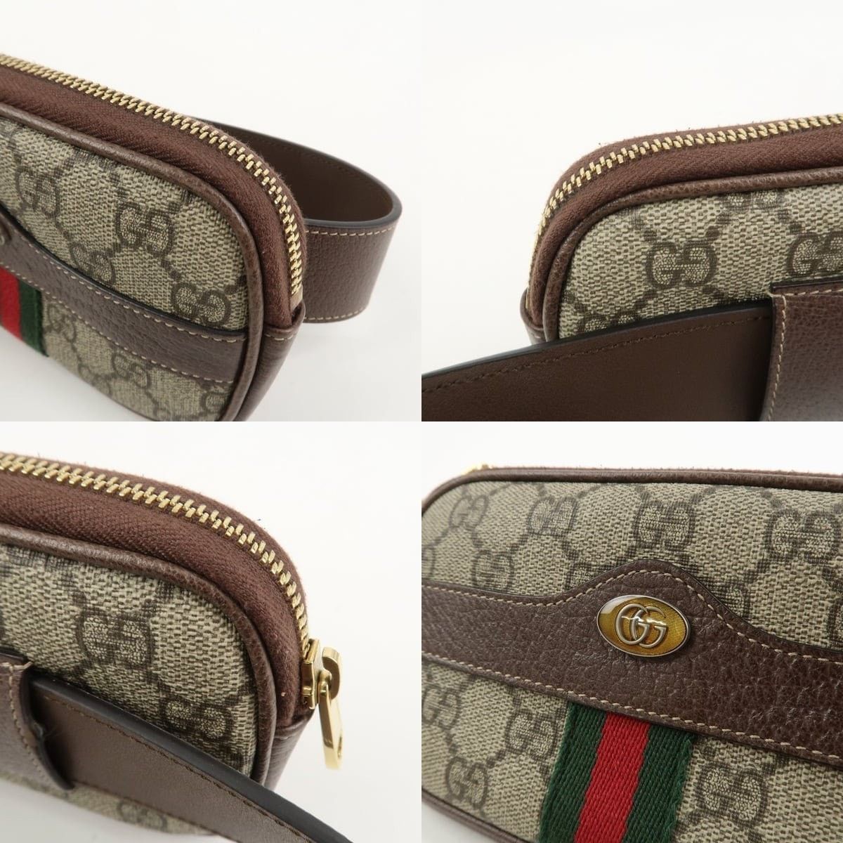 Gucci Gucci Ophidia GG Supreme Belt Bag Brown Size ONE SIZE - 6 Thumbnail