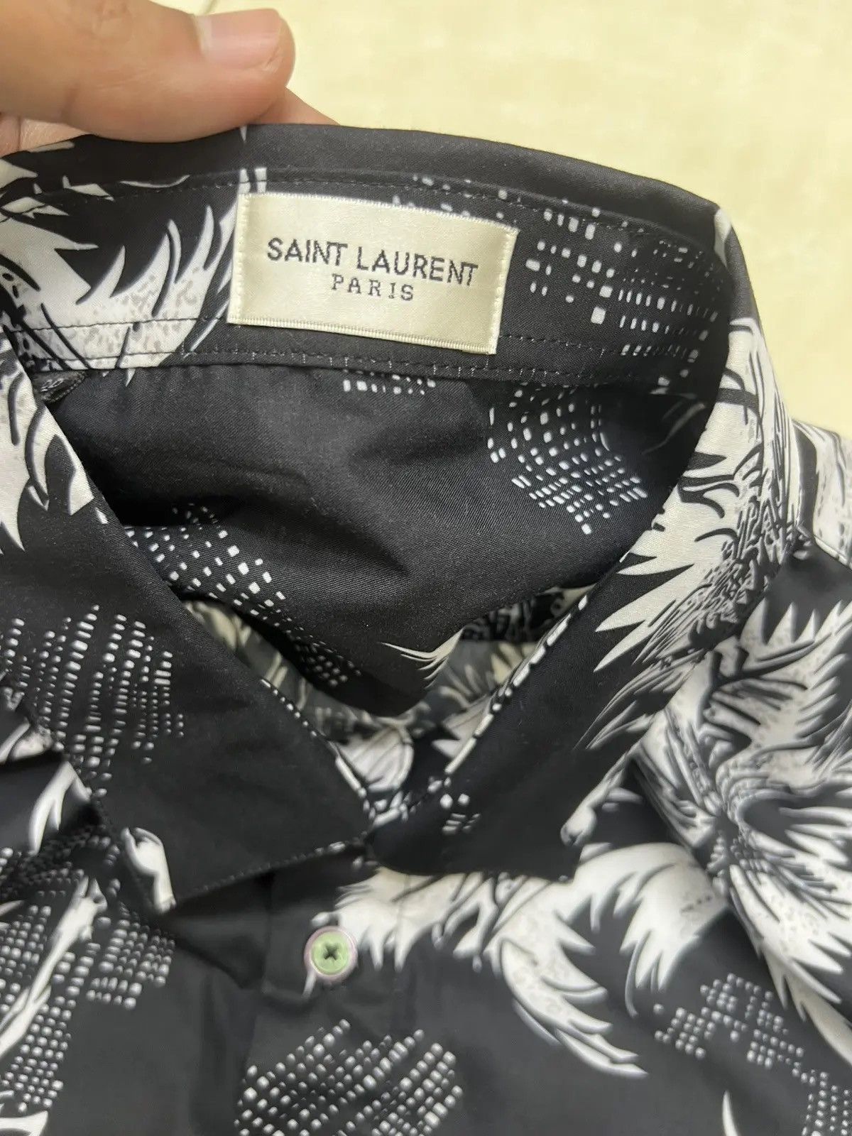 Saint Laurent Paris Saint Laurent black Button Up Shirt Size US M / EU 48-50 / 2 - 5 Thumbnail