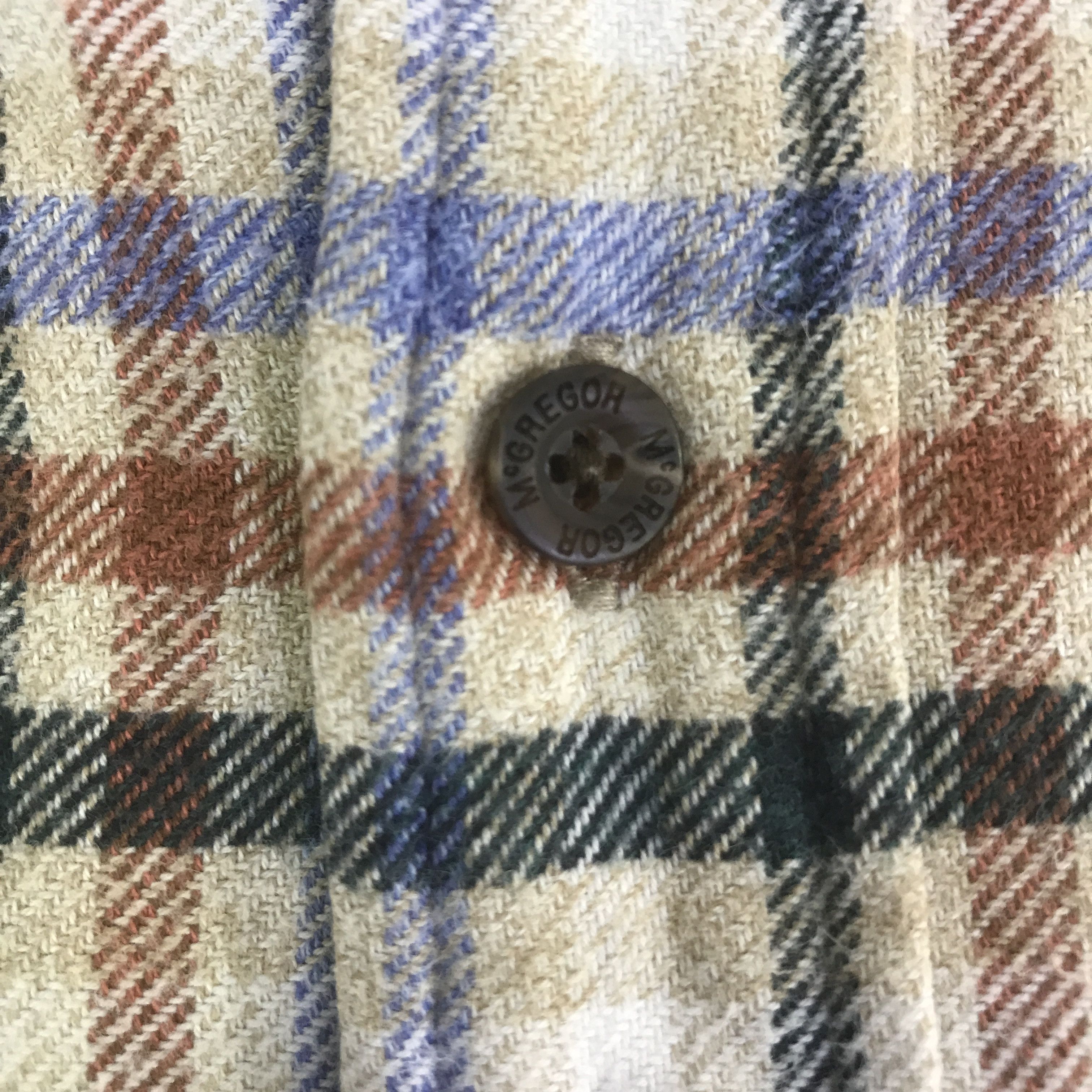 McGregor MCGREGOR FLANNEL BUTTON UP T-SHIRT K117B17 Size US L / EU 52-54 / 3 - 10 Thumbnail