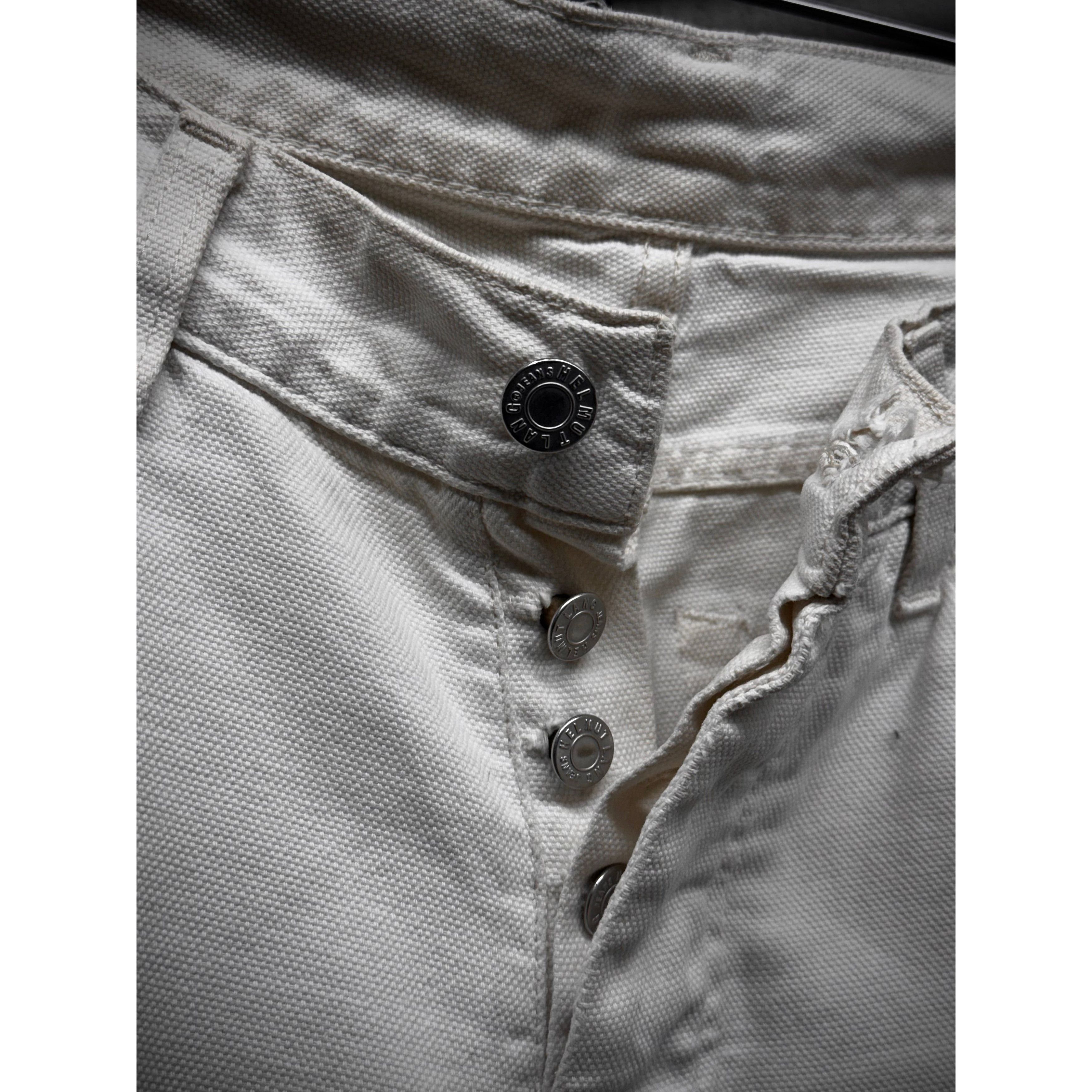 Helmut Lang Helmut Lang 1999 Ivory Cotton Cargo Denim Size US 28 / EU 44 - 2 Thumbnail