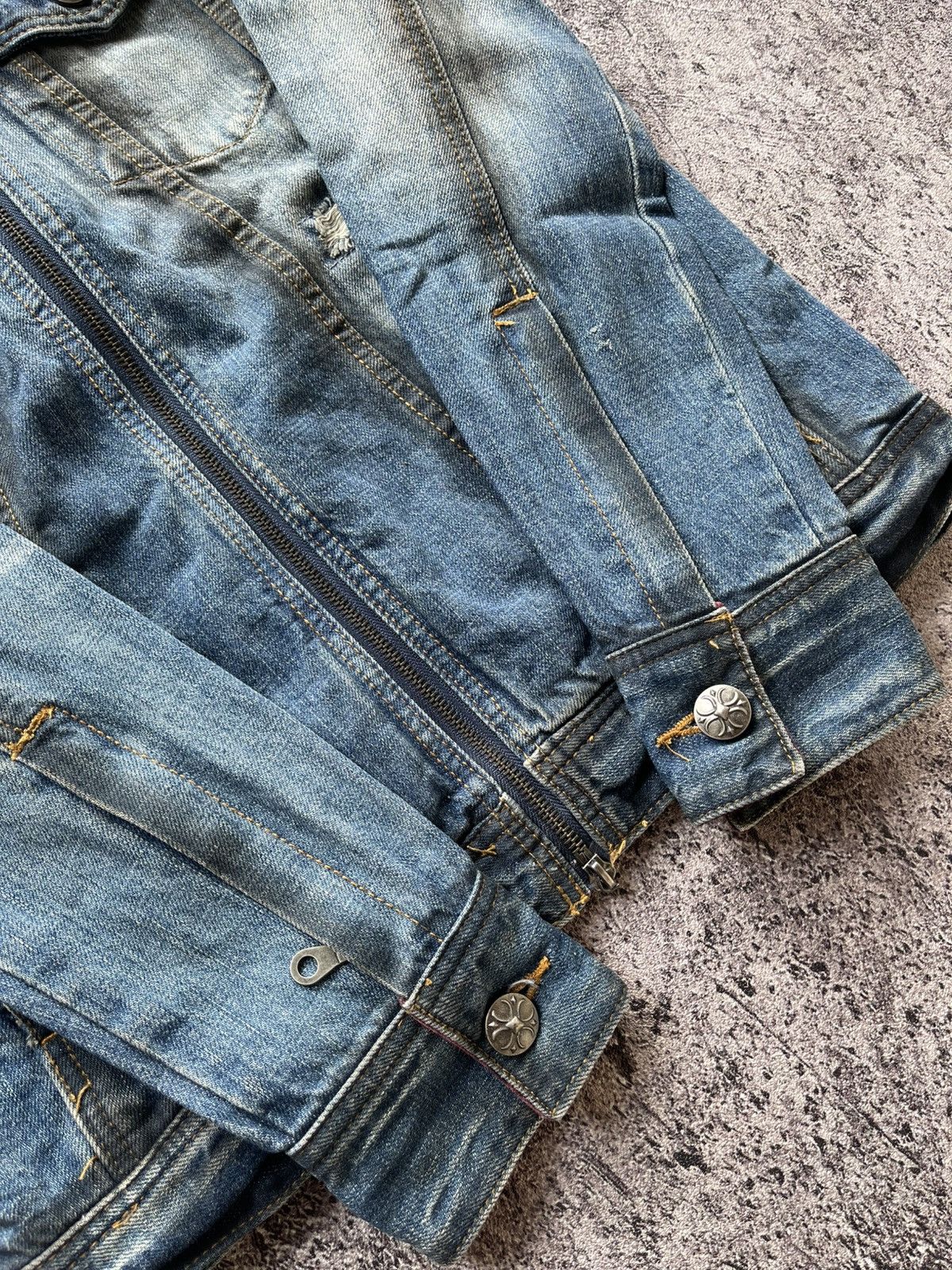 In The Attic Intheattic double layer poem denim jacket Size US M / EU 48-50 / 2 - 11 Thumbnail