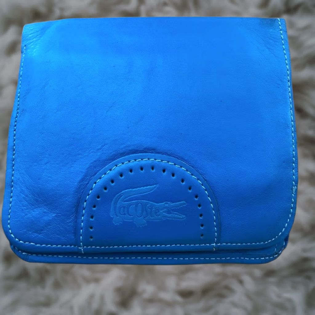 Lacoste LACOSTE Wallet Men Blue Limited Edition VHTF Rare Popular Products S Size ONE SIZE - 1 Thumbnail
