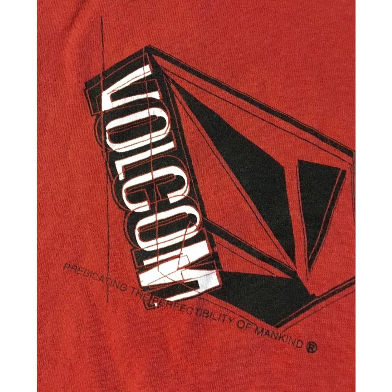 Spitfire Volcom Sleeveless Shirt S Red Surf & Skate Graphic Tee T-Shirt Mens Short Sleeve Vintage Pattern: Striped Brand: Spitfire Size US S / EU 44-46 / 1 - 2 Thumbnail