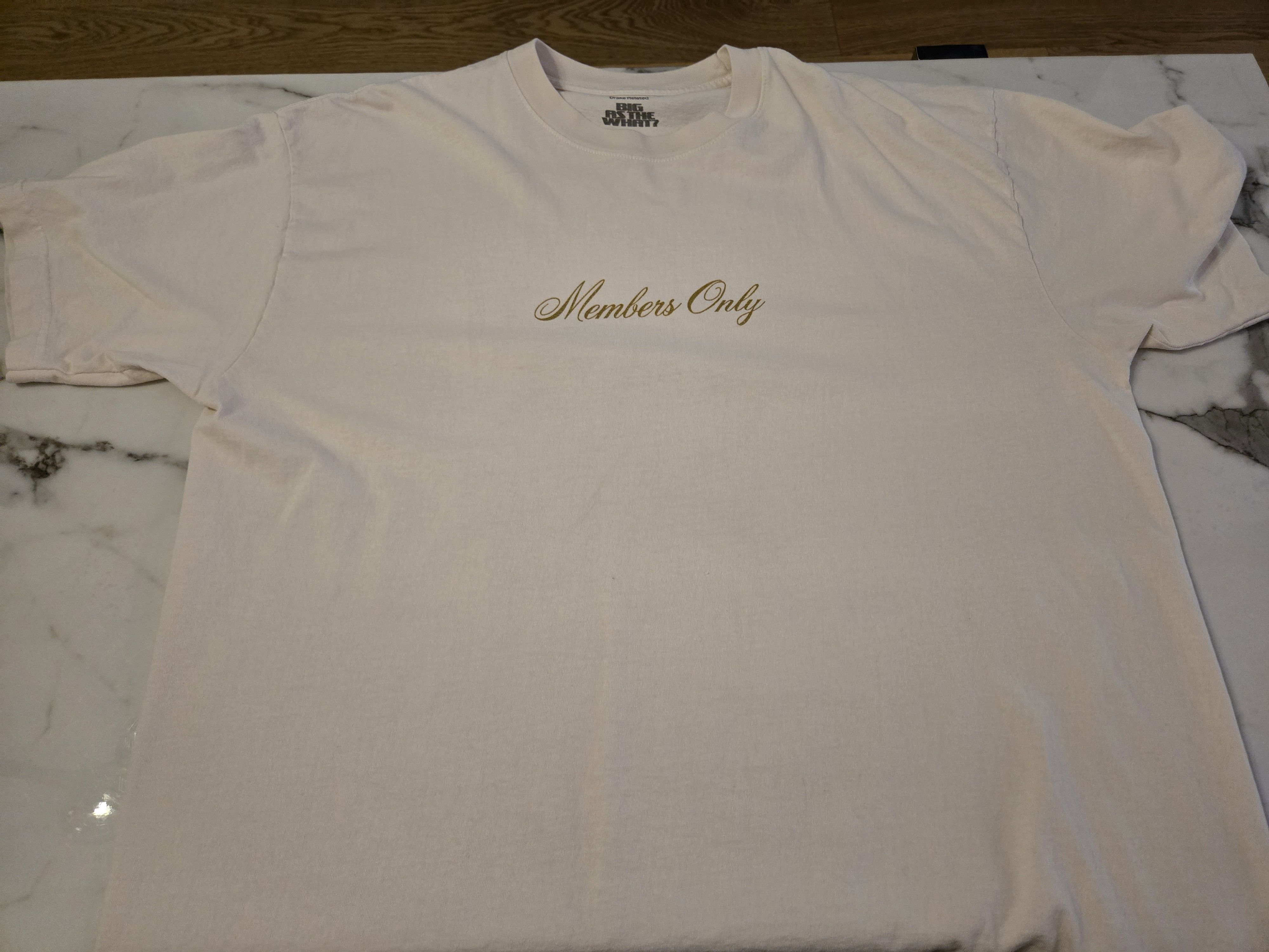 Drake Drake Big As The What Members Only t-shirt XL NEW Size US XL / EU 56 / 4 - 1 Thumbnail