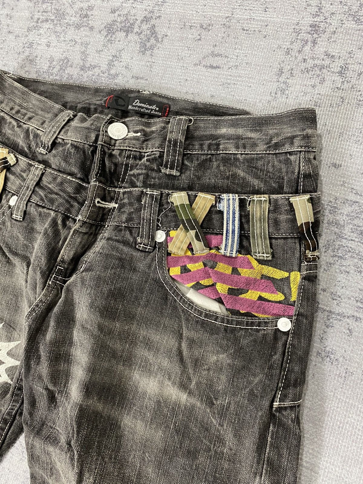 Hysteric Glamour double waist dominate y2k jeans pant Size US 28 / EU 44 - 8 Thumbnail