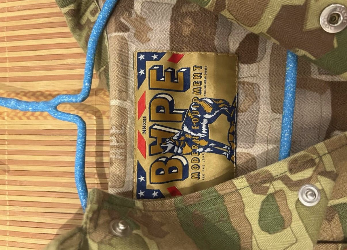 Bape BAPE EXPLOSIVE CAMO Brick Green Camouflage Short Sleeve Size US L / EU 52-54 / 3 - 8 Thumbnail