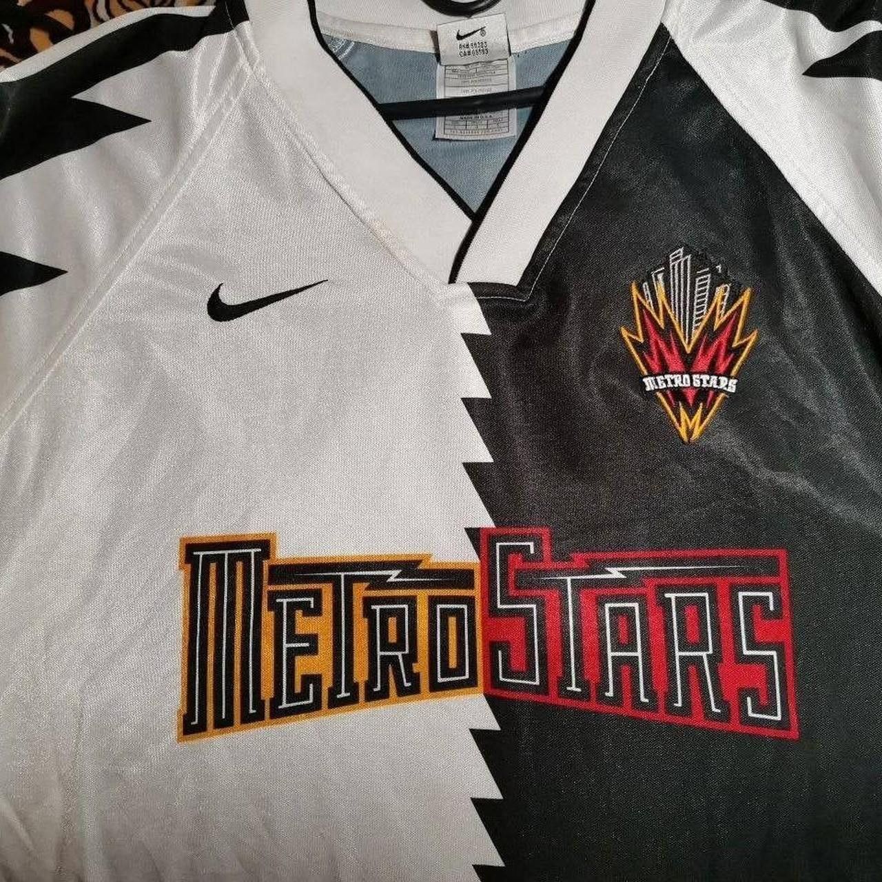 Nike Jersey New York Metrostars 1996 MLS Vintage Player Issue Size US L / EU 52-54 / 3 - 2 Thumbnail
