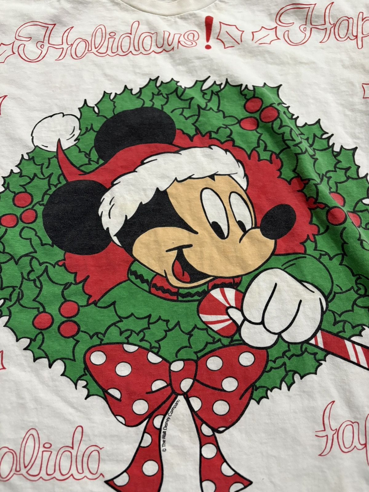 Disney × Vintage Vintage happy holidays tee Size US XL / EU 56 / 4 - 3 Thumbnail