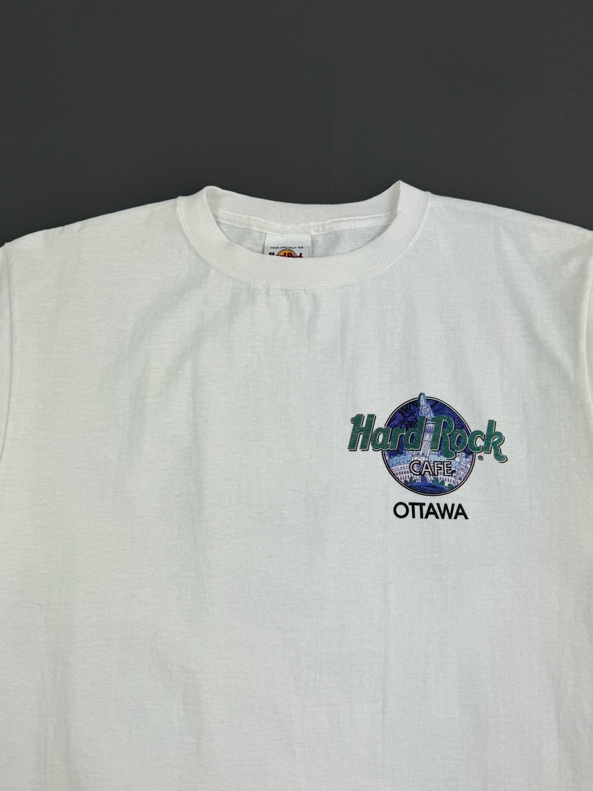 Hard Rock Cafe × Vintage 1990’s Vintage Hard Rock Cafe Ottawa T-Shirt Size US M / EU 48-50 / 2 - 2 Thumbnail