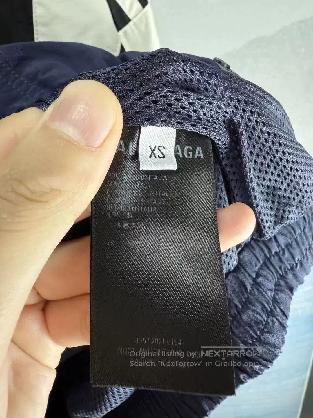 Balenciaga Balenciaga Black Blue School Jacket XS. Size US XS / EU 42 / 0 - 4 Thumbnail