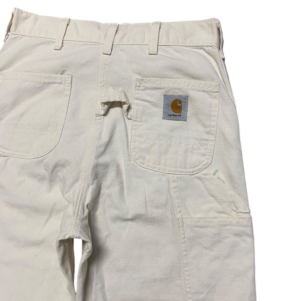 Carhartt Vintage Carhartt White Duck Canvas Carpenter Pants Size US 29 - 10 Thumbnail