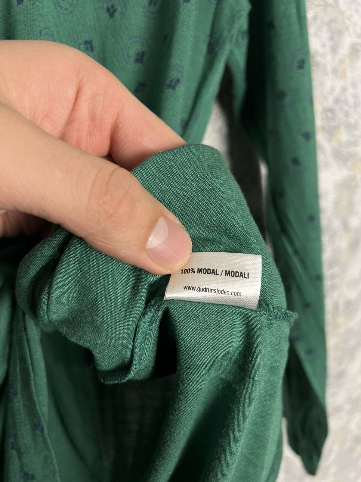 Designer × Japanese Brand Gudrun Sjoden Shirt Long Sleeve Women’s Size L Sjöden Blouse Size L / US 10 / IT 46 - 6 Thumbnail