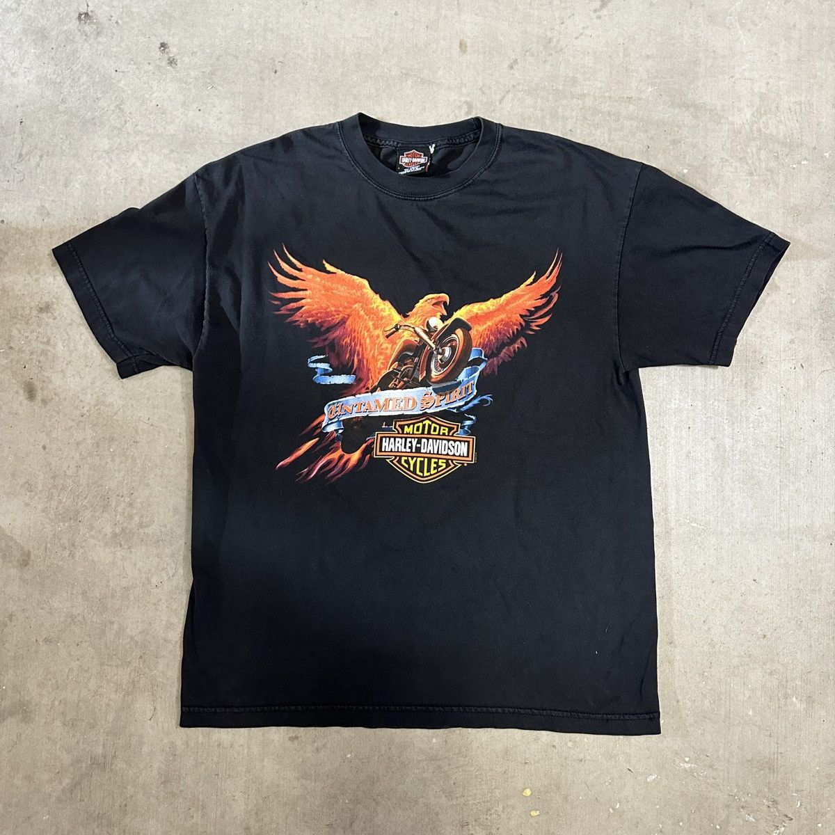 Harley Davidson × Vintage Harley Davidson 90s Untamed Spirit Size Large Boise Idaho Size US L / EU 52-54 / 3 - 1 Thumbnail