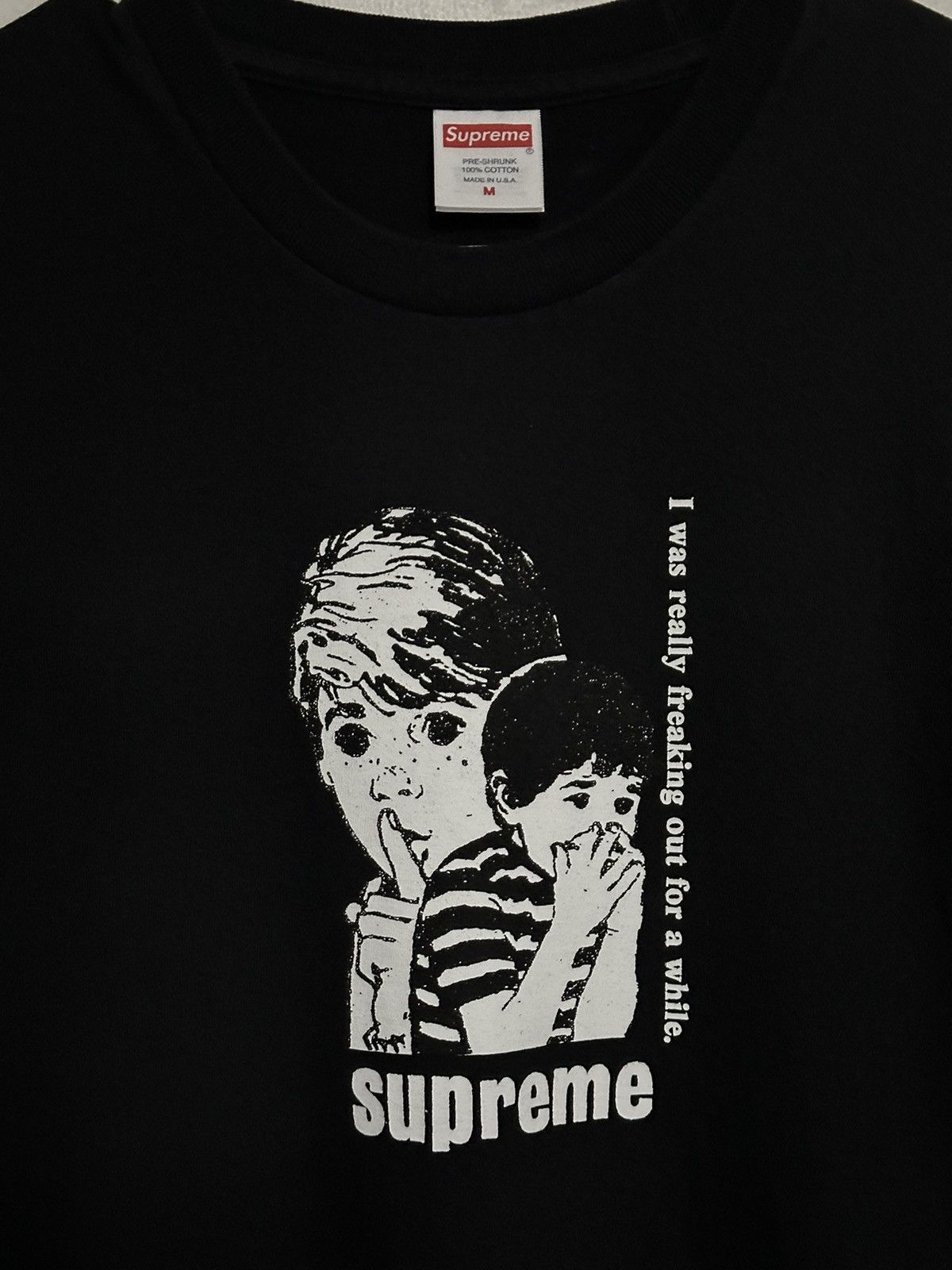 Supreme Supreme Freaking Out Tee Size US M / EU 48-50 / 2 - 2 Thumbnail