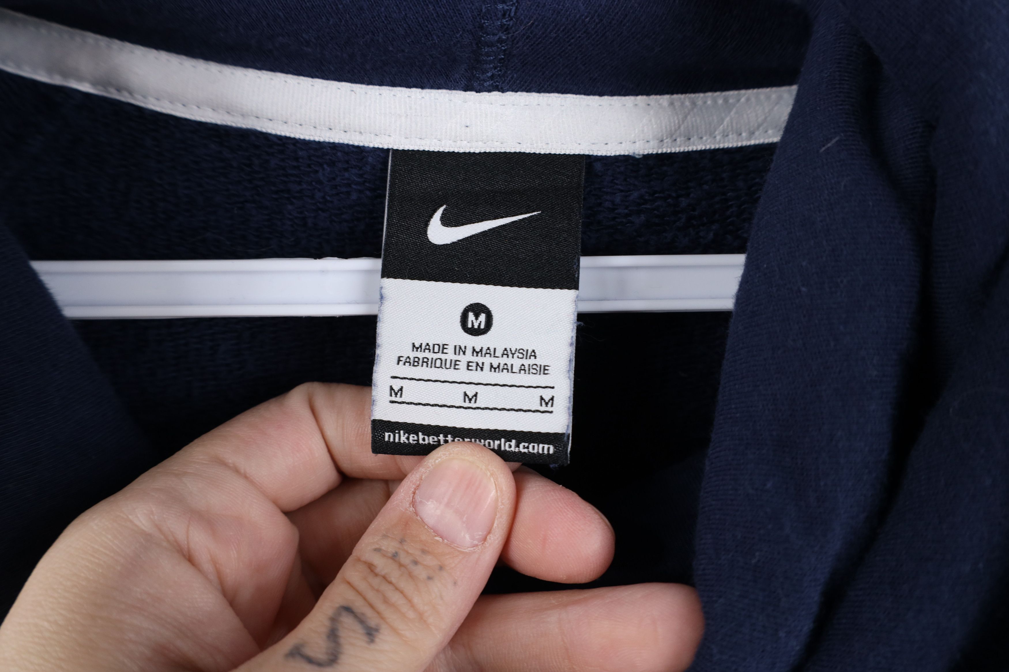 Nike Nike Neck University of Michigan Hoodie Sweatshirt Blue Size M / US 6-8 / IT 42-44 - 10 Thumbnail