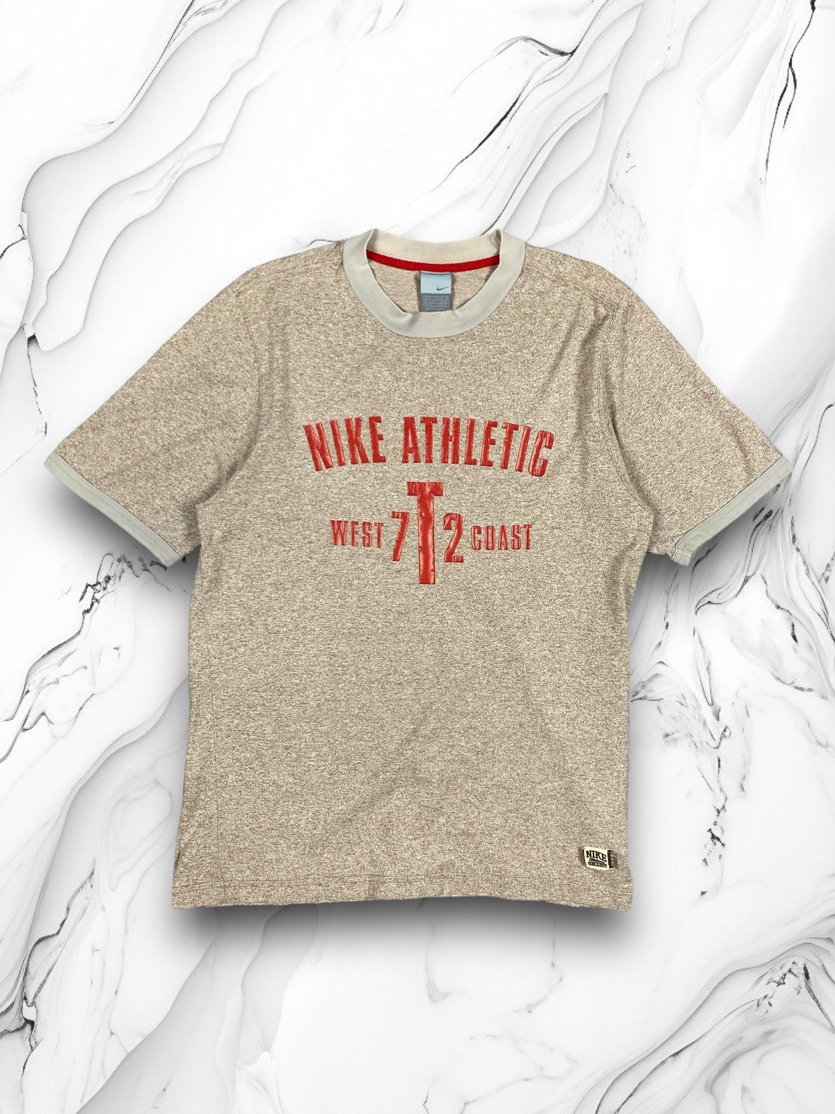 Nike Vintage Nike Athletic Drill Big Logo Tee T Shirt Size US M / EU 48-50 / 2 - 1 Thumbnail