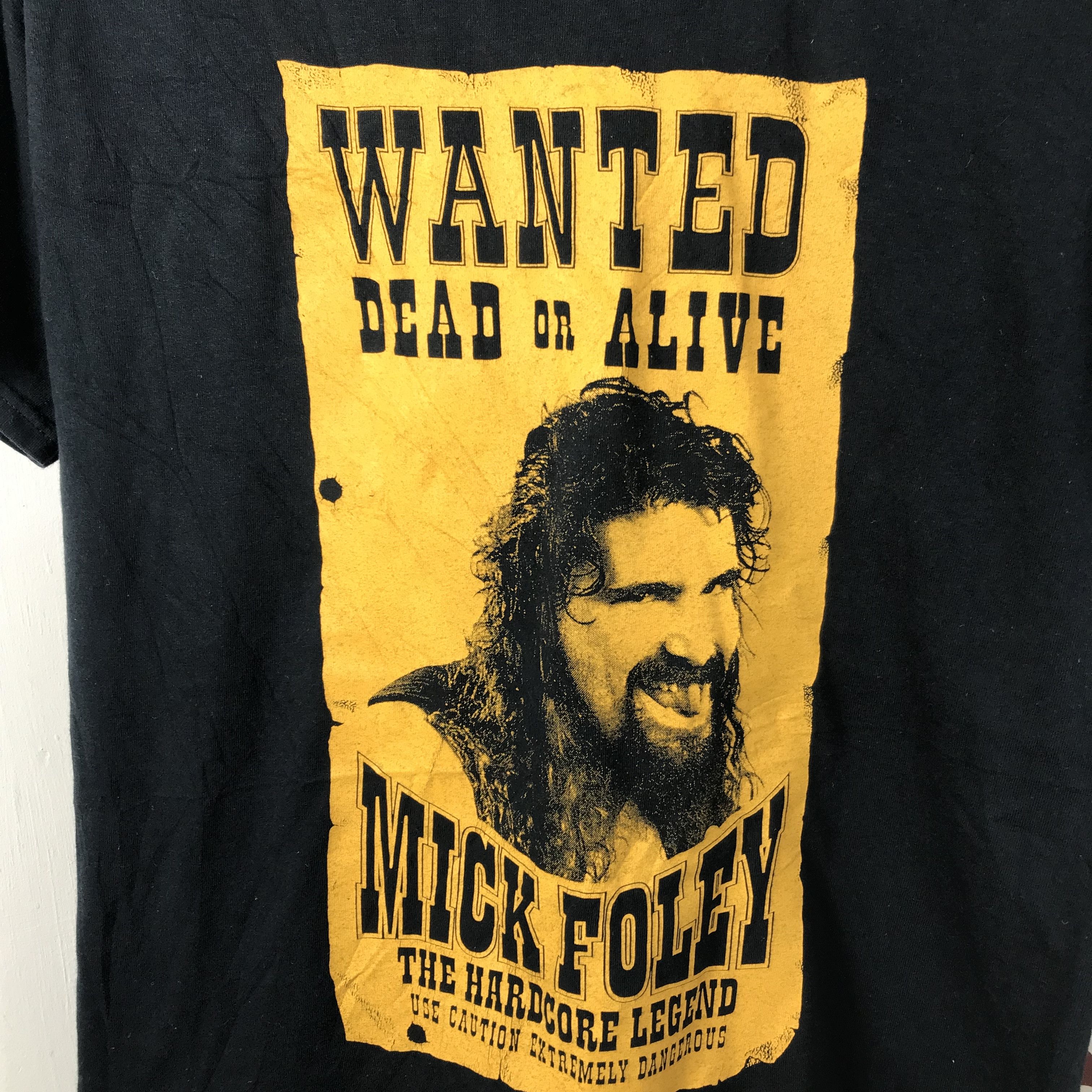 Vintage 00s Cactus Jack mick folley Mankind Wanted Dead or Alive Size US M / EU 48-50 / 2 - 4 Thumbnail