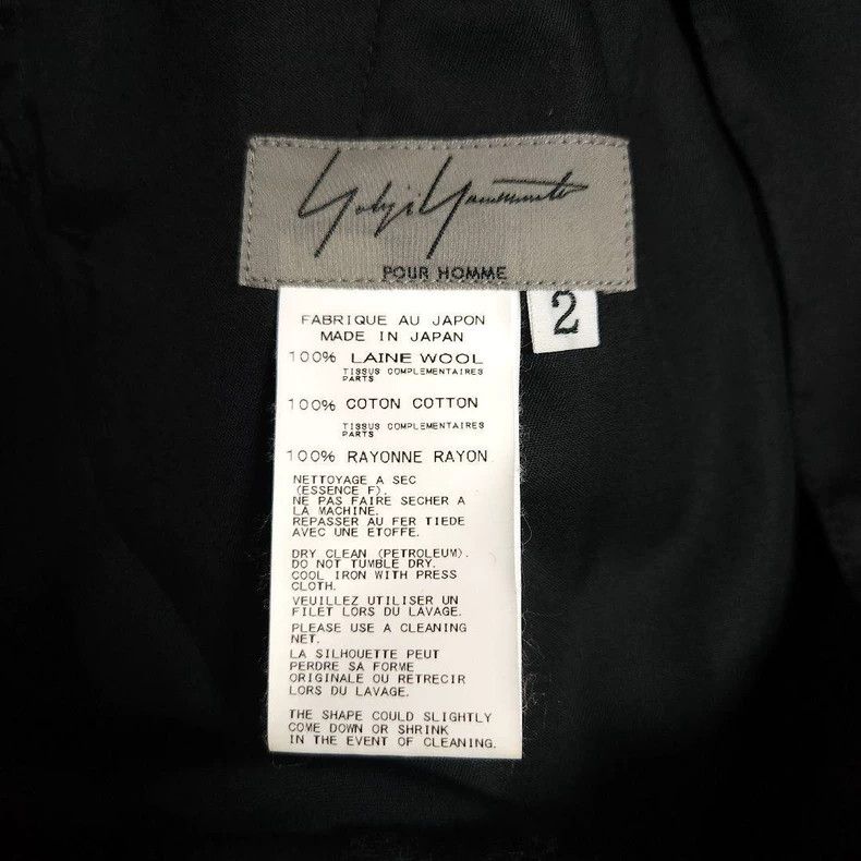 Yohji Yamamoto Yohji Yamamoto size 2 2015 AW Show Triple Wool Pants Size US 28 / EU 44 - 6 Thumbnail