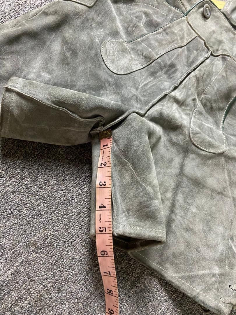 Japanese Brand Japanese Brand Leather Suede Shorts (182) Size US 26 / EU 42 - 4 Thumbnail