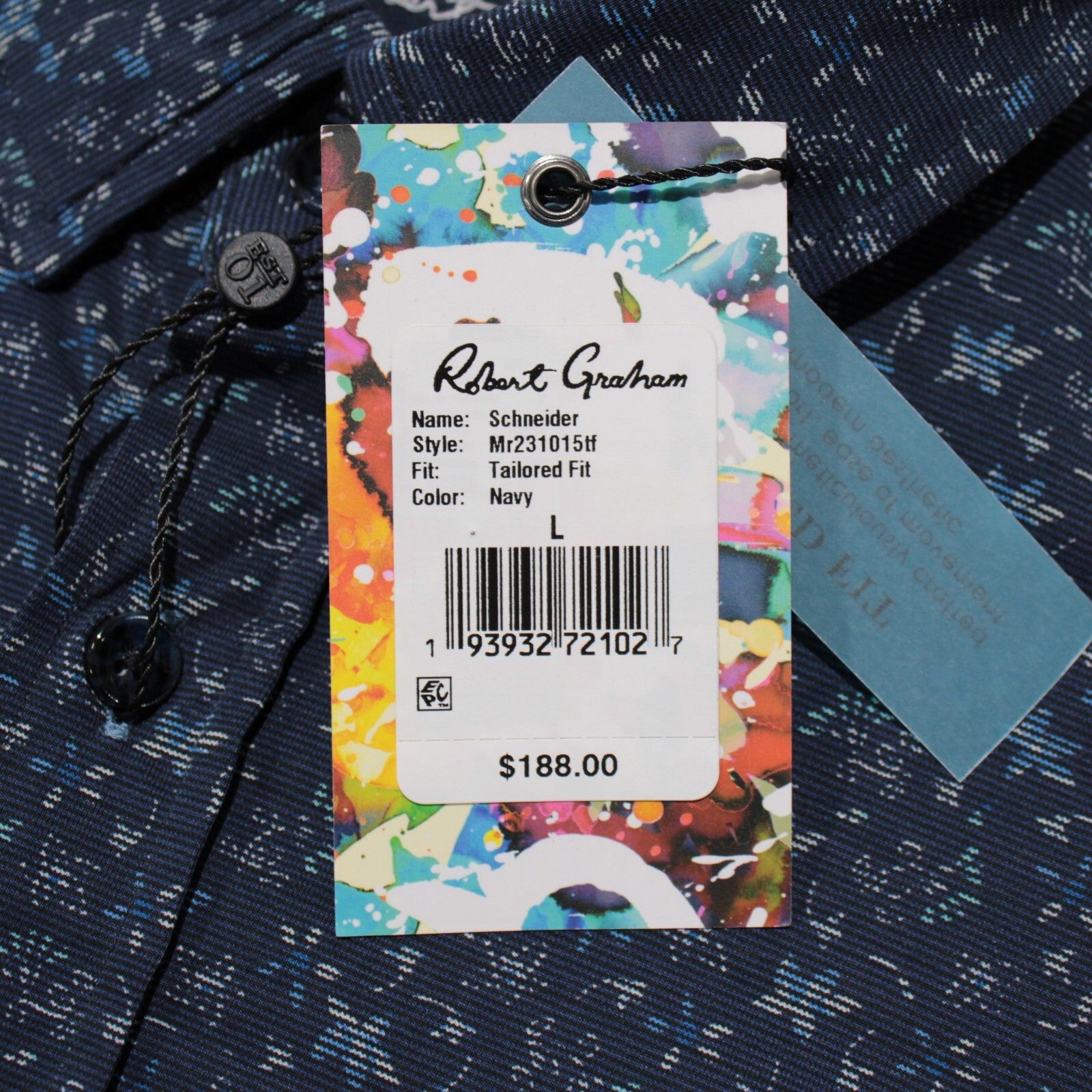 Robert Graham Robert Graham New with tags Shirt Size L US In Blue Size US L / EU 52-54 / 3 - 4 Thumbnail