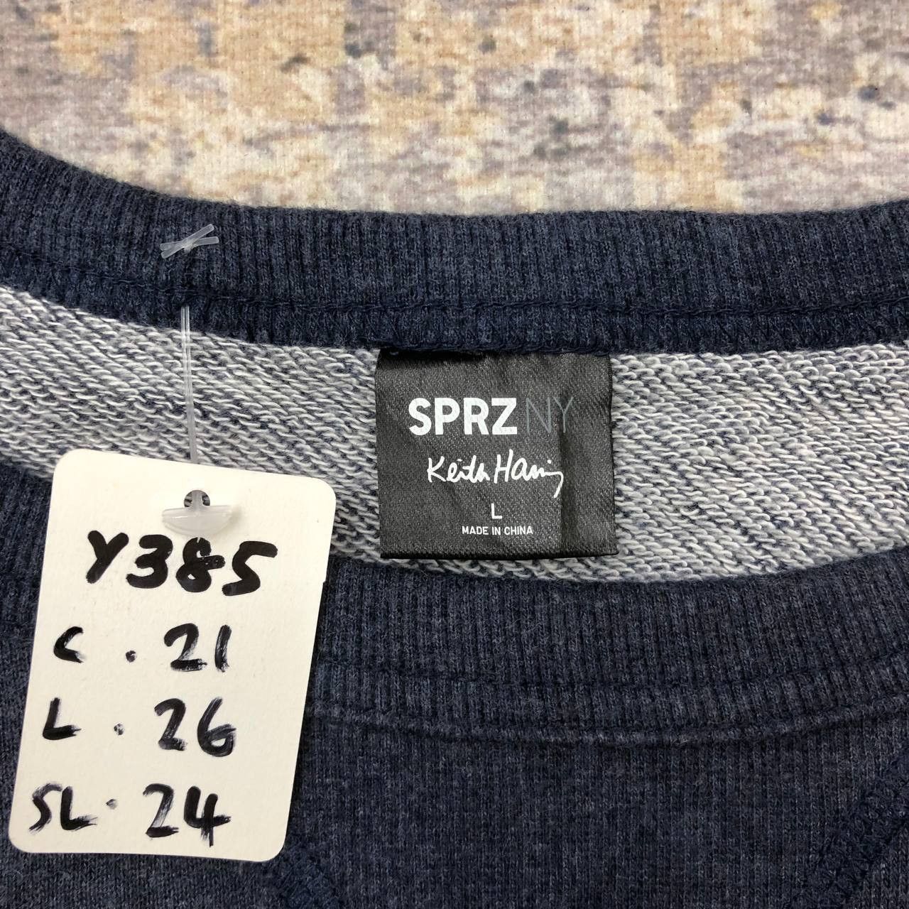 Keith Haring Y385 SUN FADED SPRZ NY BY KEITH HARING SWEATSHIRT Size US M / EU 48-50 / 2 - 7 Thumbnail