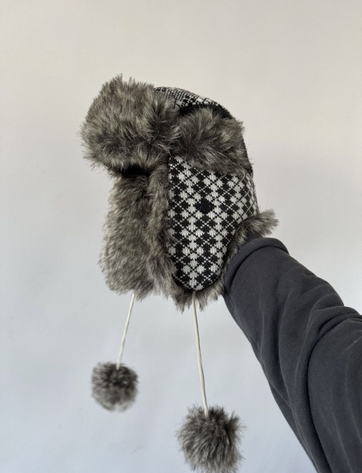 Vintage Y2K HYPE FUZZY MOHAIRE AVIATOR USSR USHANKA HAT Size ONE SIZE - 1 Thumbnail