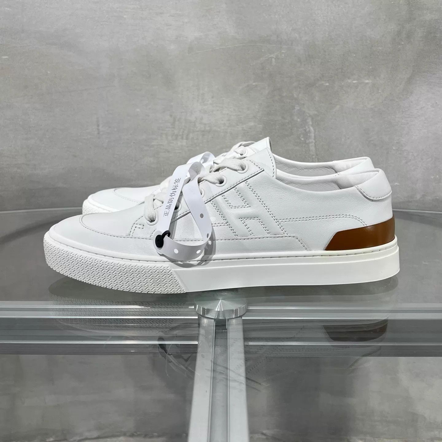 Hermes Hermes Deep white sneakers BNIB EUR 40 Size US 7 / EU 40 - 3 Thumbnail