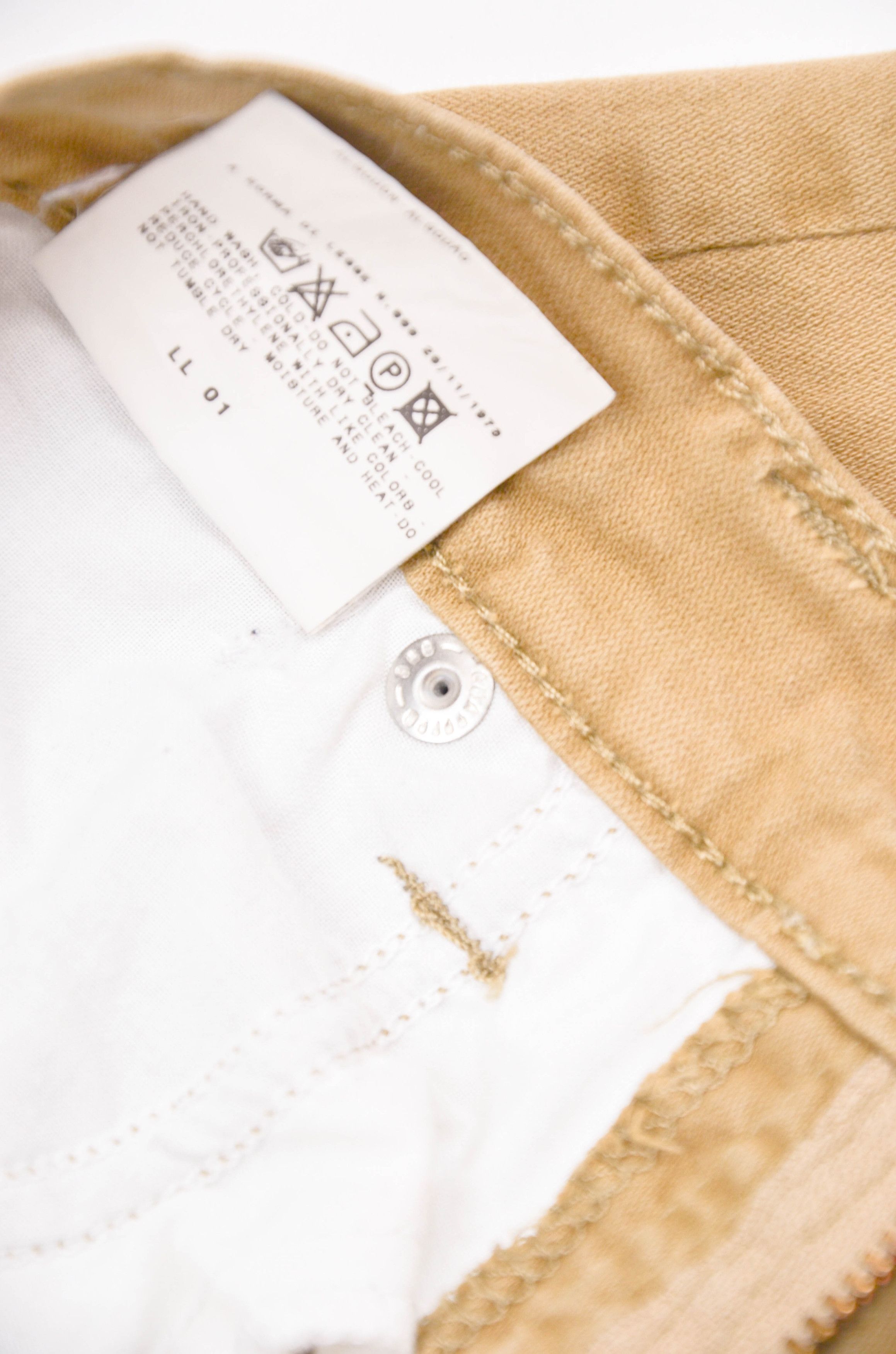 Dolce & Gabbana D&G Dolce & Gabbana Beige Straight-Leg Jeans 29 Size 29" - 9 Thumbnail
