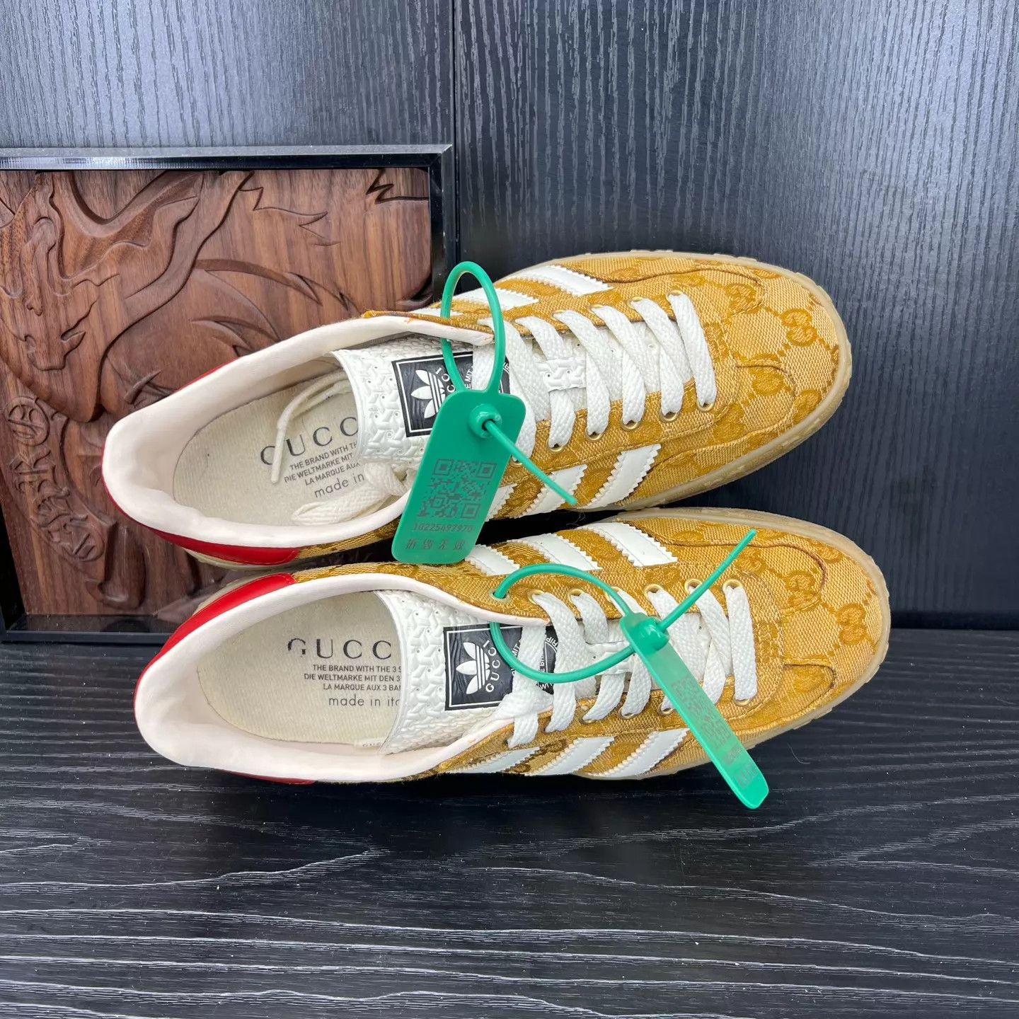 Gucci adidas x Gucci allover print sneaker 38.5 cream/brown new Size US 8 / IT 38 - 8 Thumbnail