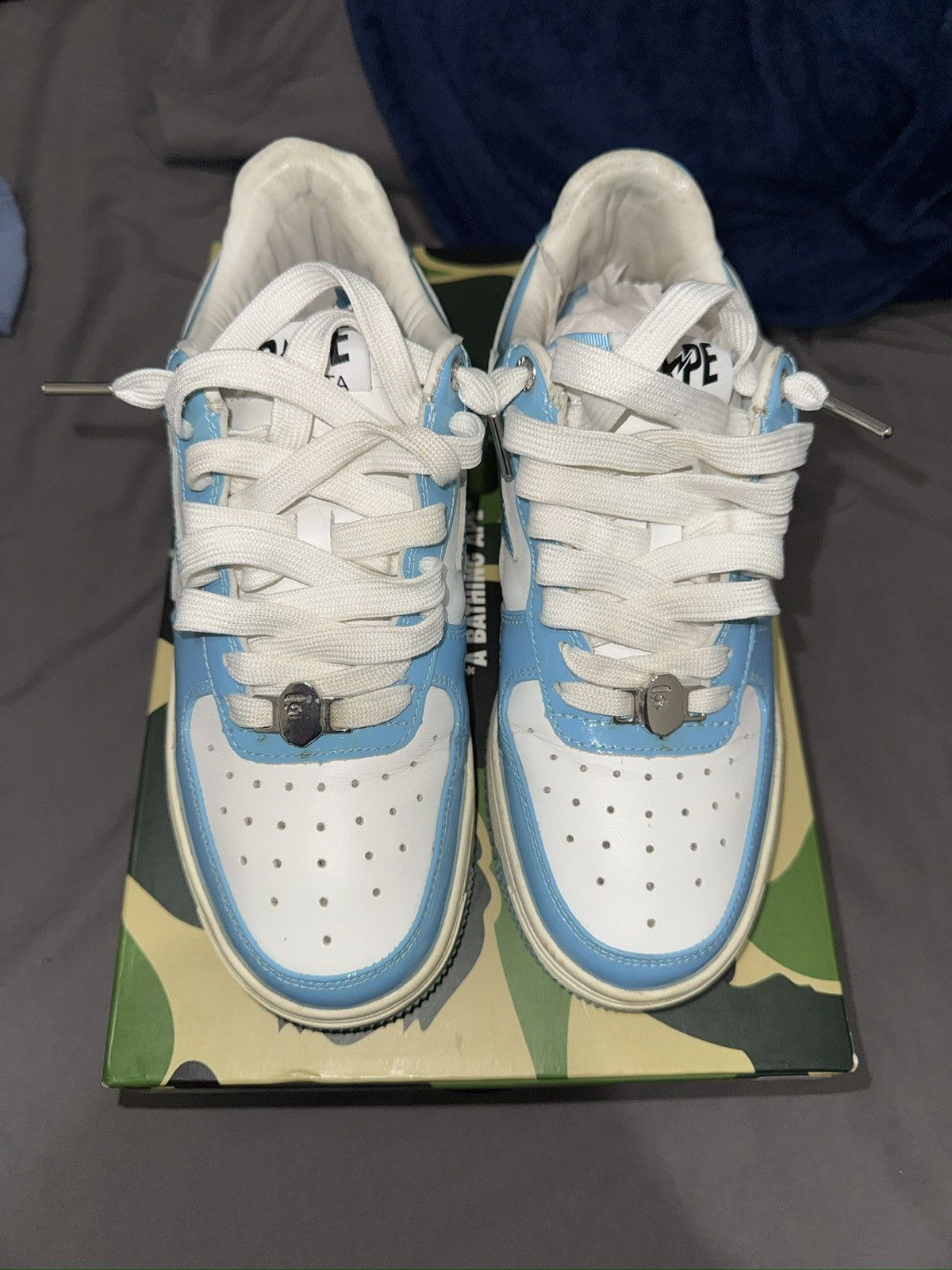 Bape BAPESTA 2017 “SAX” Size US 8 / EU 41 - 3 Thumbnail