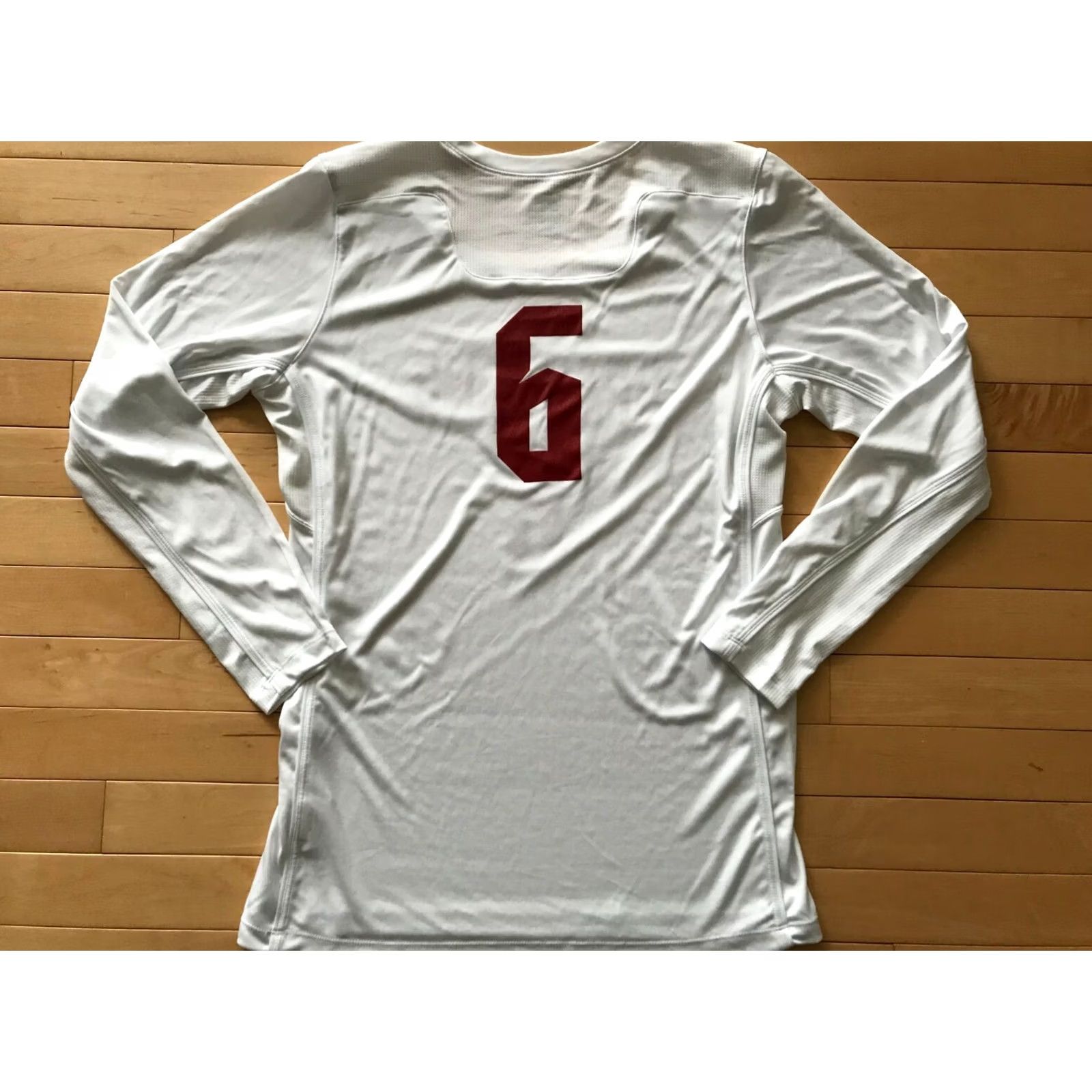 Russell Athletic VINTAGE Russell Spartans Soccer Jersey Womens L White Long Sleeve Sports Jersey Womens Mens? Size L / US 10 / IT 46 - 2 Thumbnail